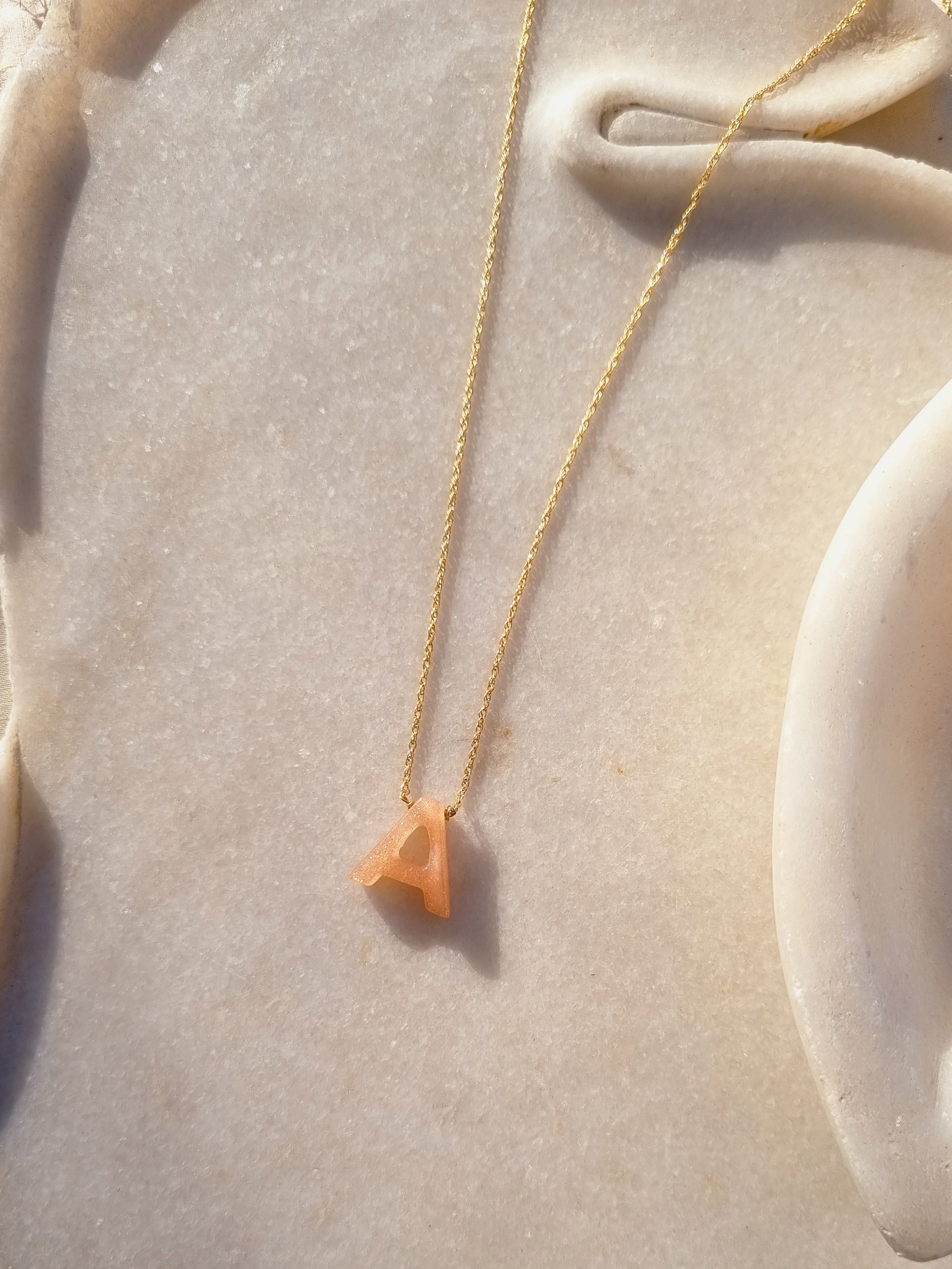 aras - Peach Moonstone akshara