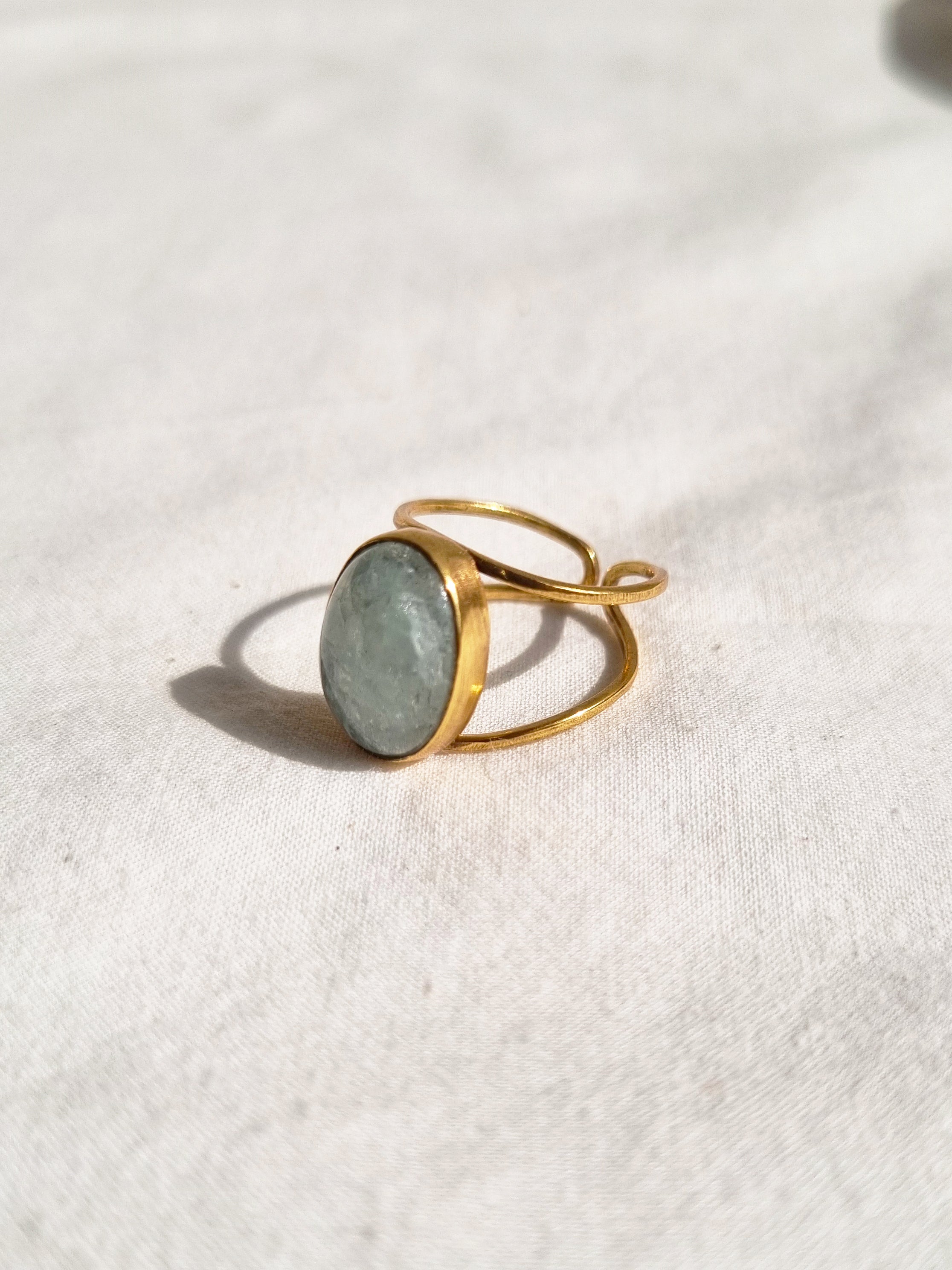 vartha - Aquamarine Olivia Ring