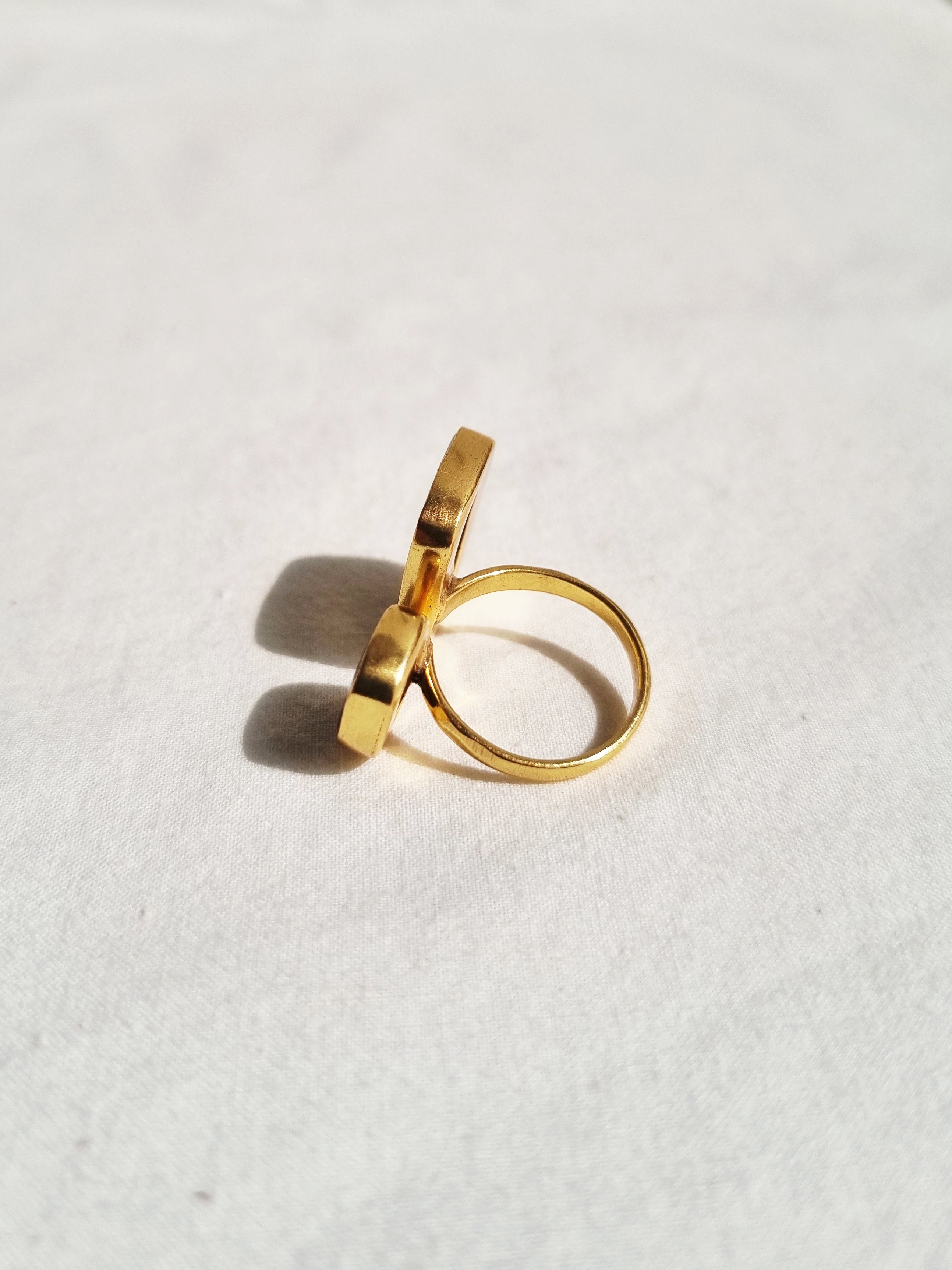 ibat - Black Pearl Ring