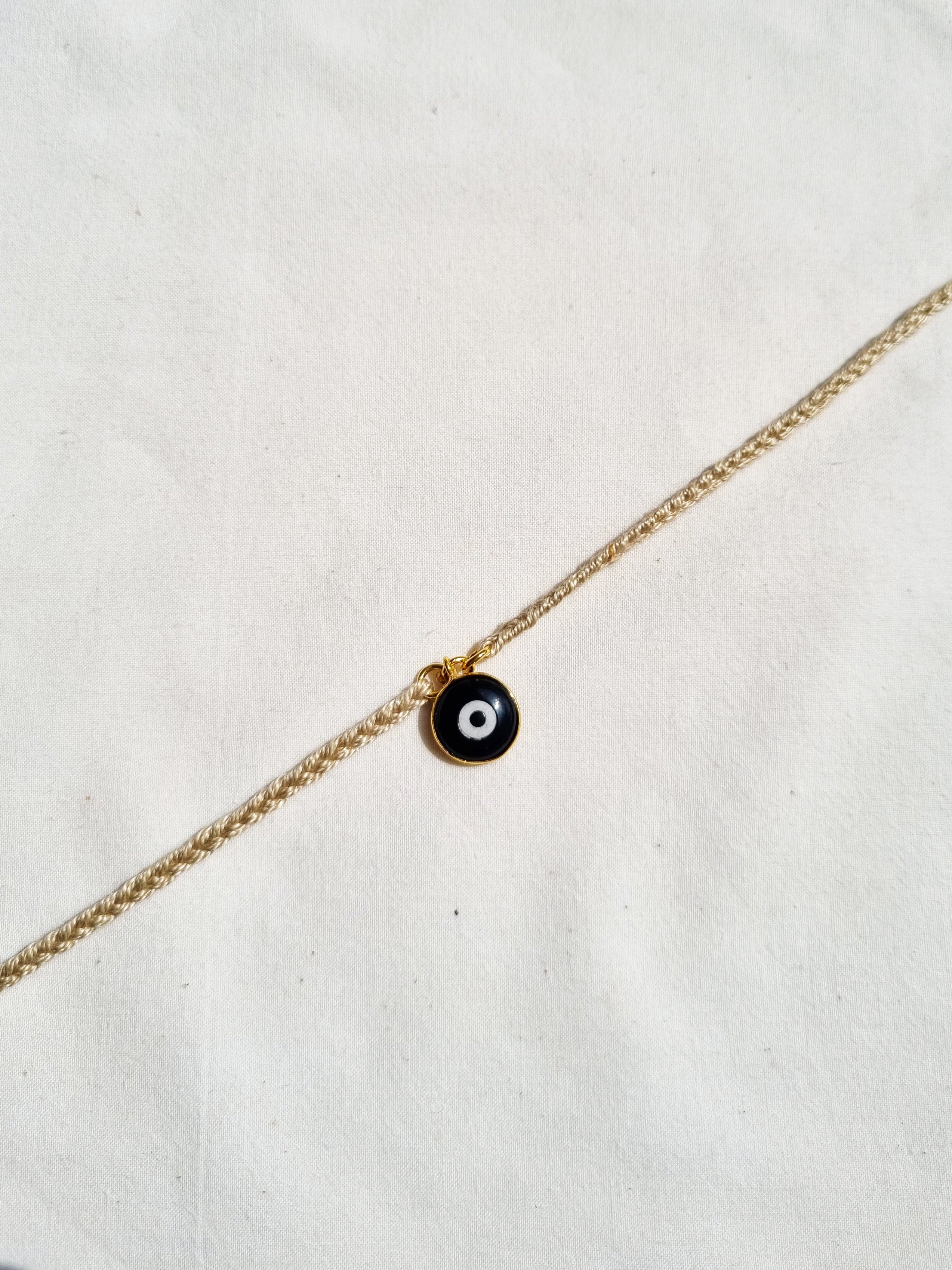 ayena - Black Onyx Evil Eye Charm Rakhi