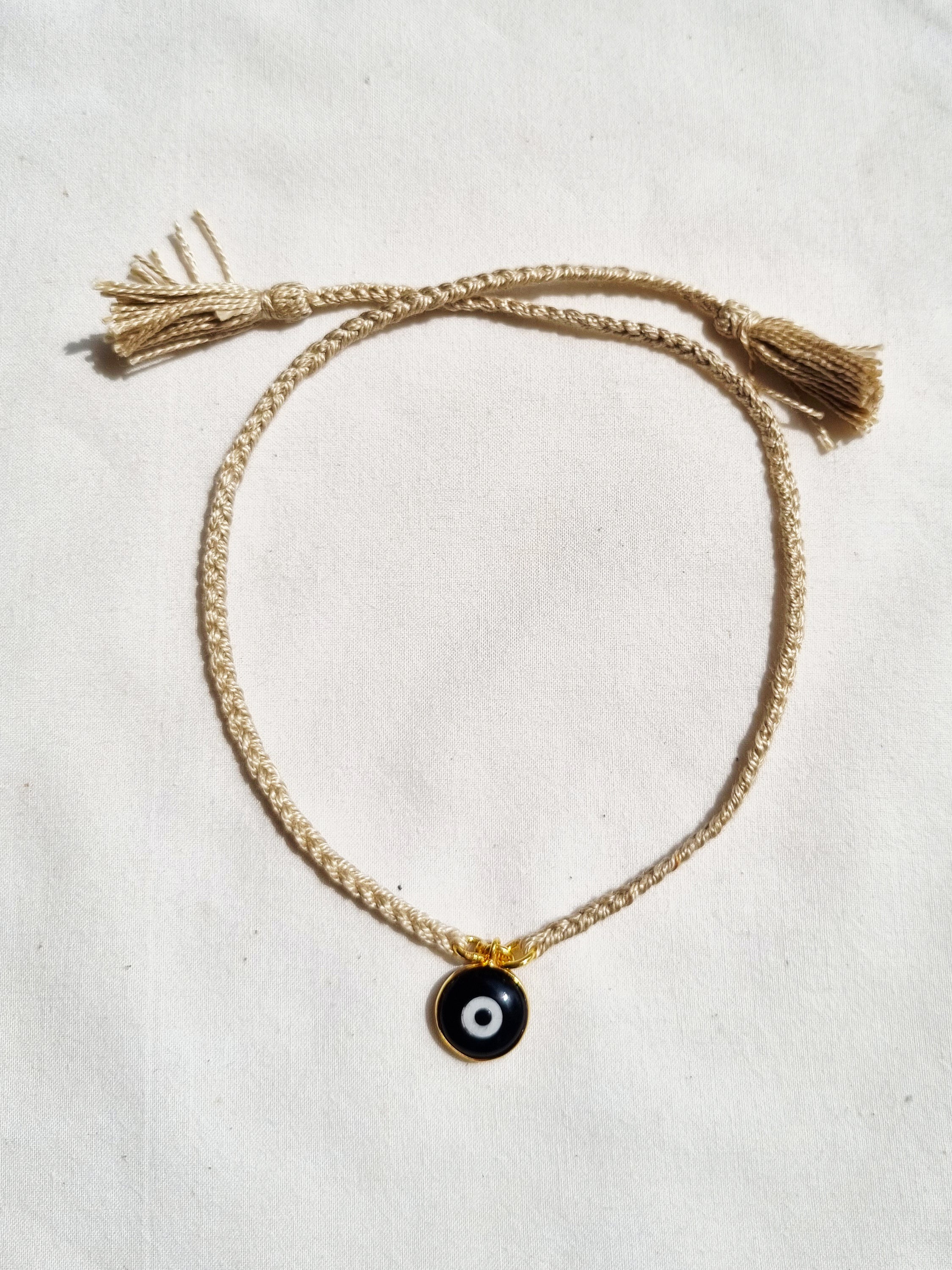 ayena - Black Onyx Evil Eye Charm Rakhi