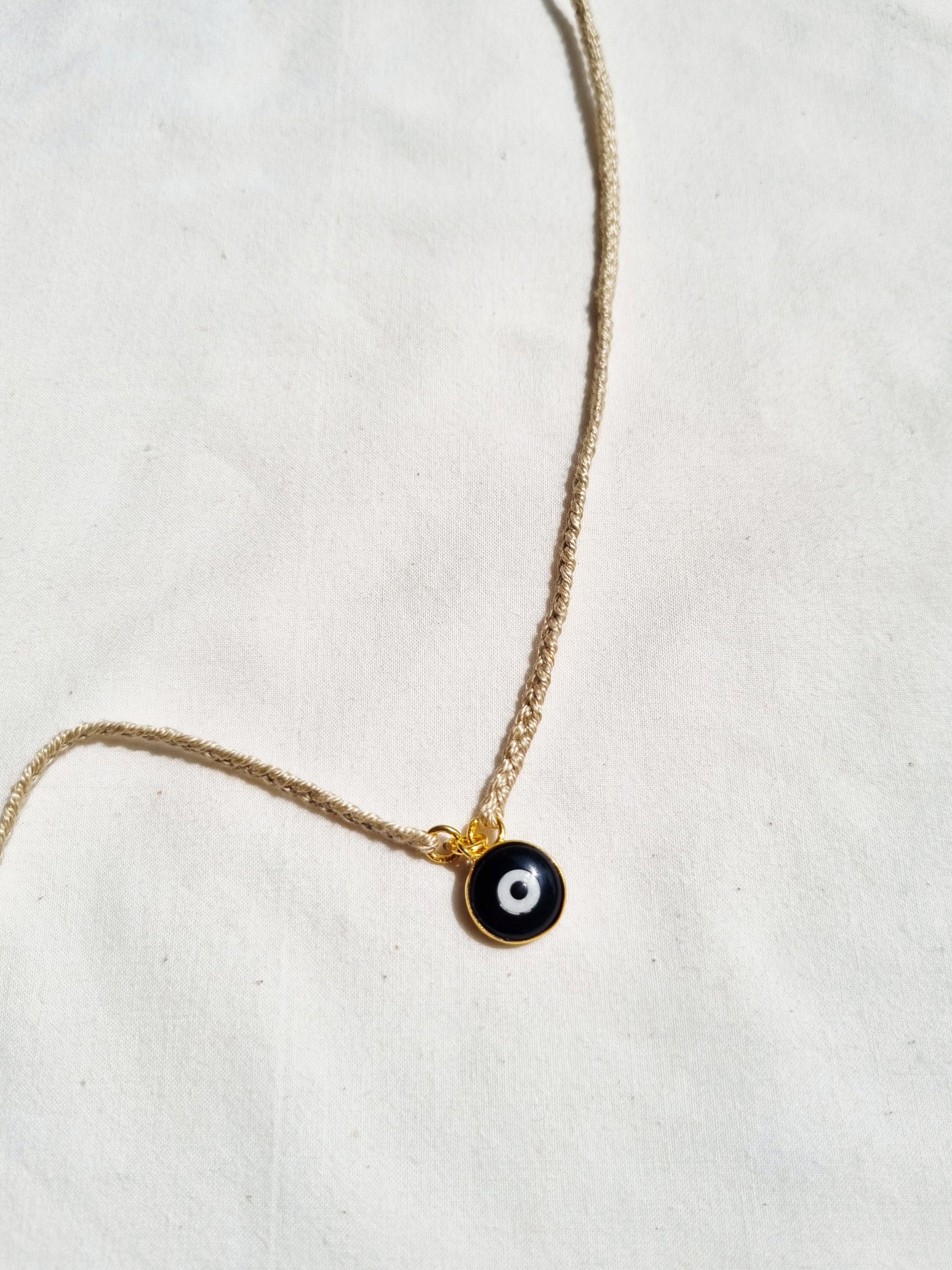 ayena - Black Onyx Evil Eye Charm Rakhi