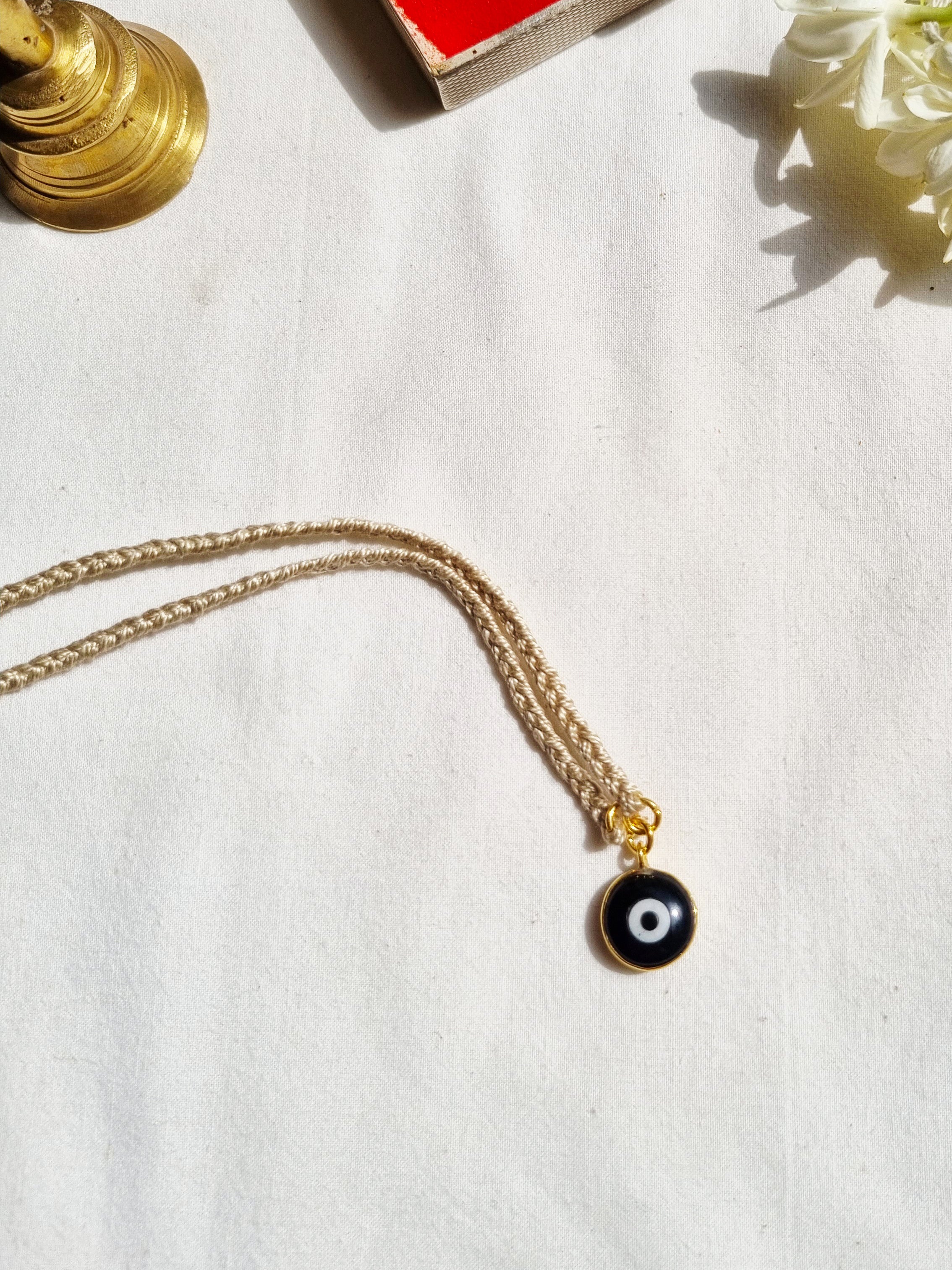 ayena - Black Onyx Evil Eye Charm Rakhi