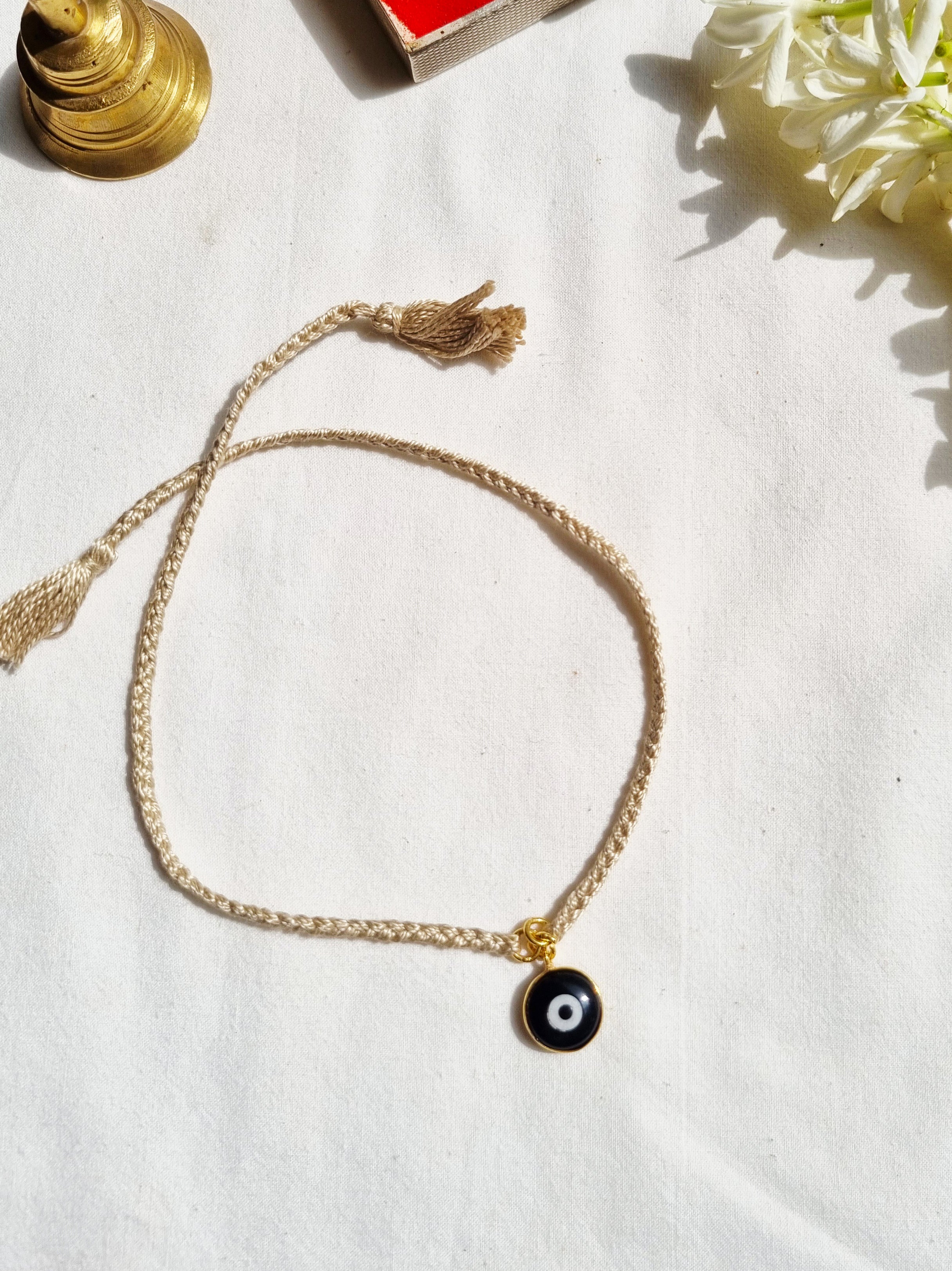 ayena - Black Onyx Evil Eye Charm Rakhi