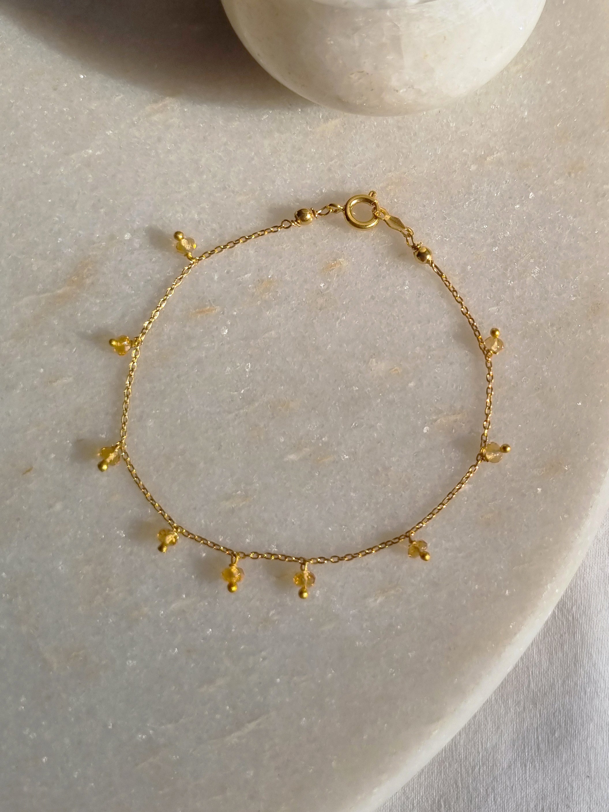 apiti - Citrine Baati Drop Bracelet