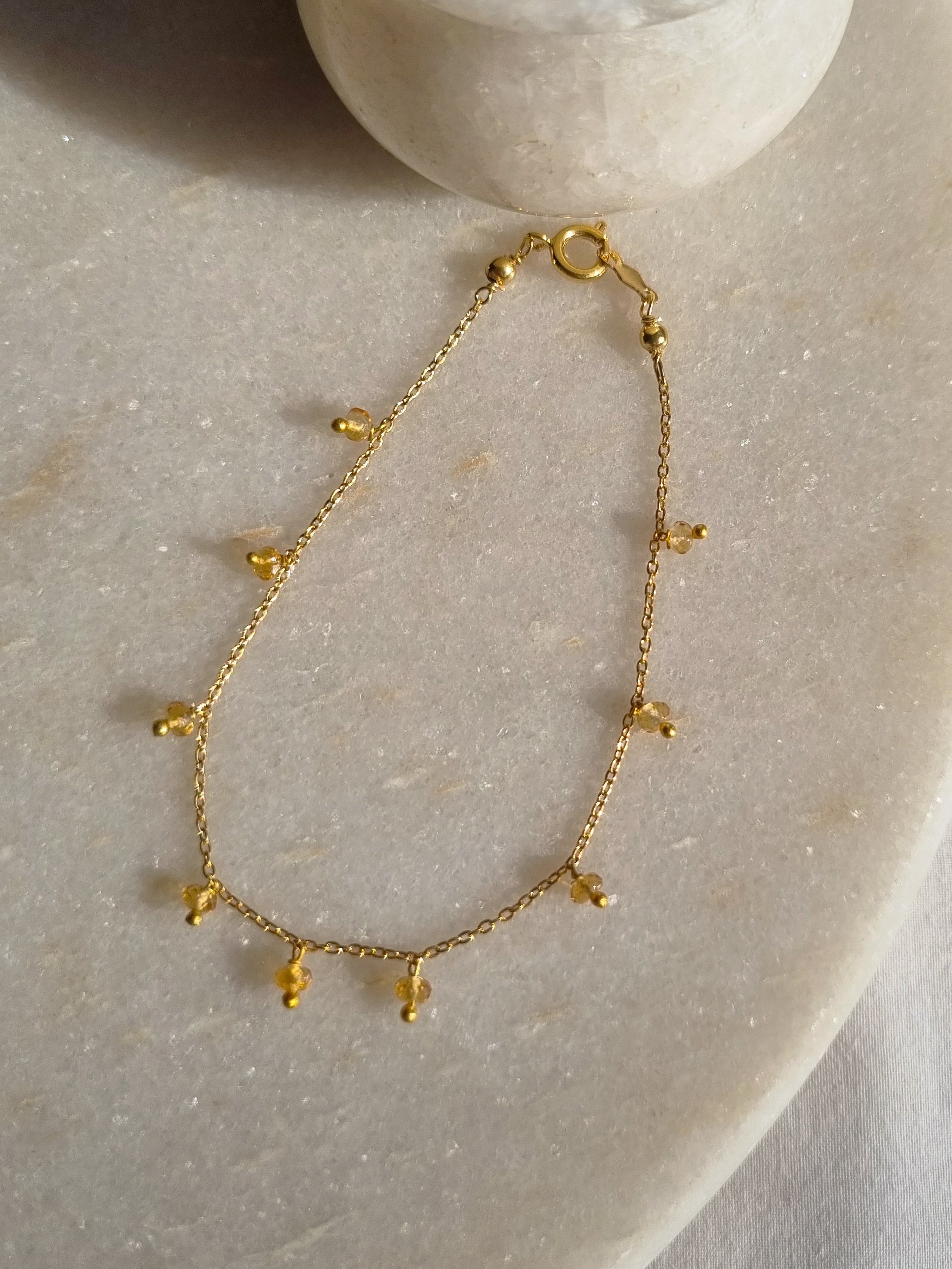 apiti - Citrine Baati Drop Bracelet