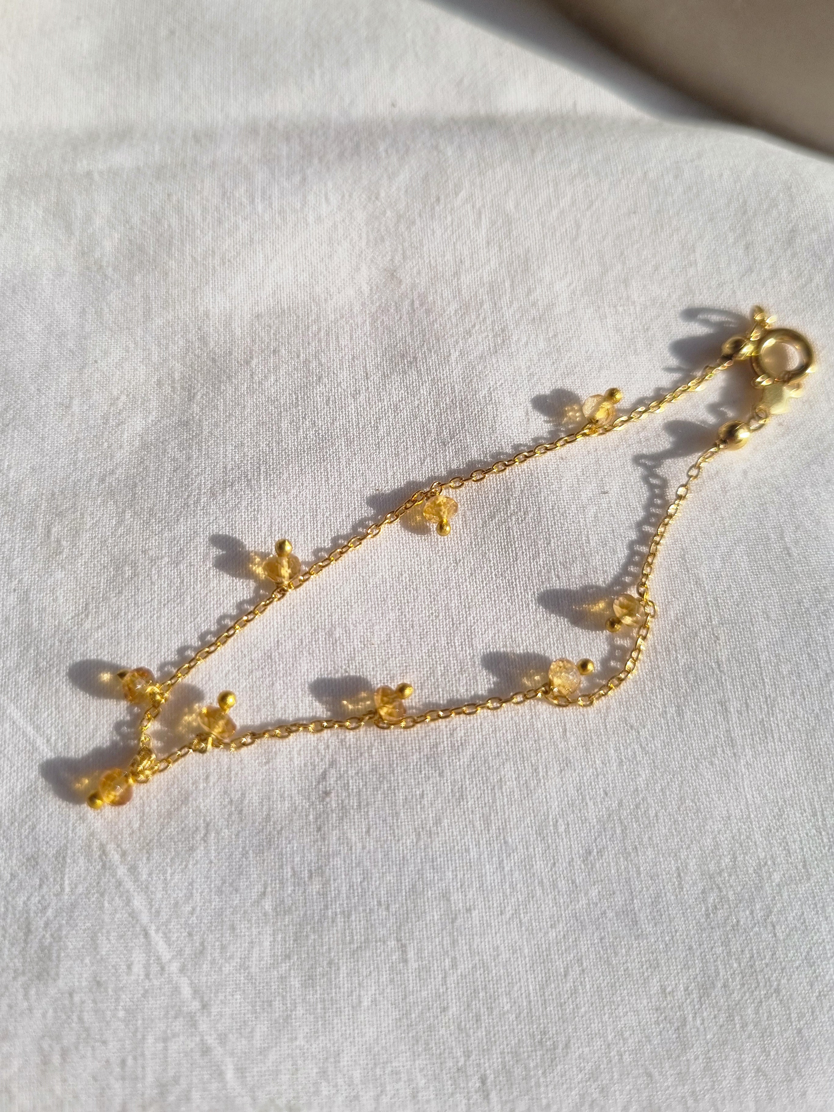 apiti - Citrine Baati Drop Bracelet