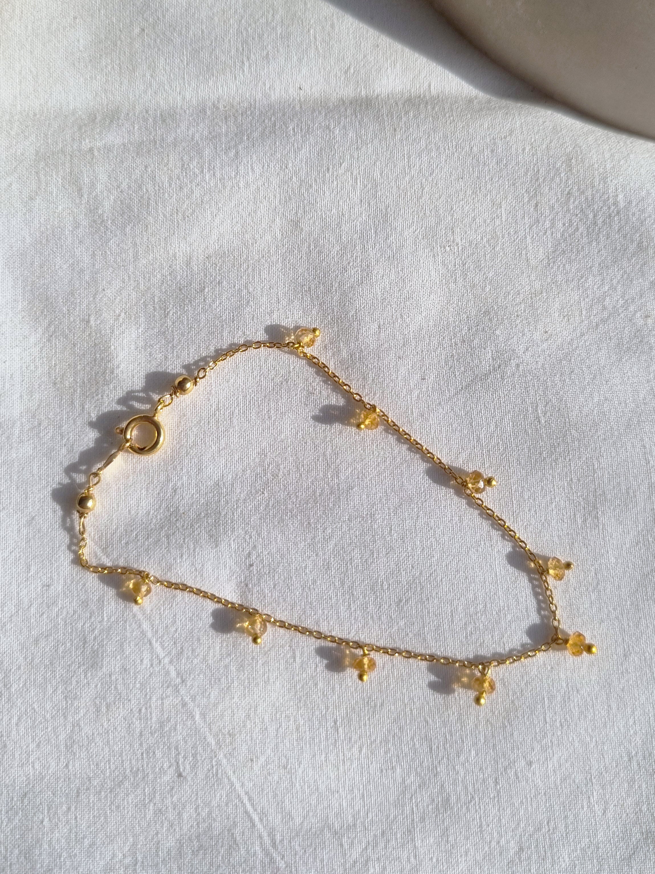 apiti - Citrine Baati Drop Bracelet