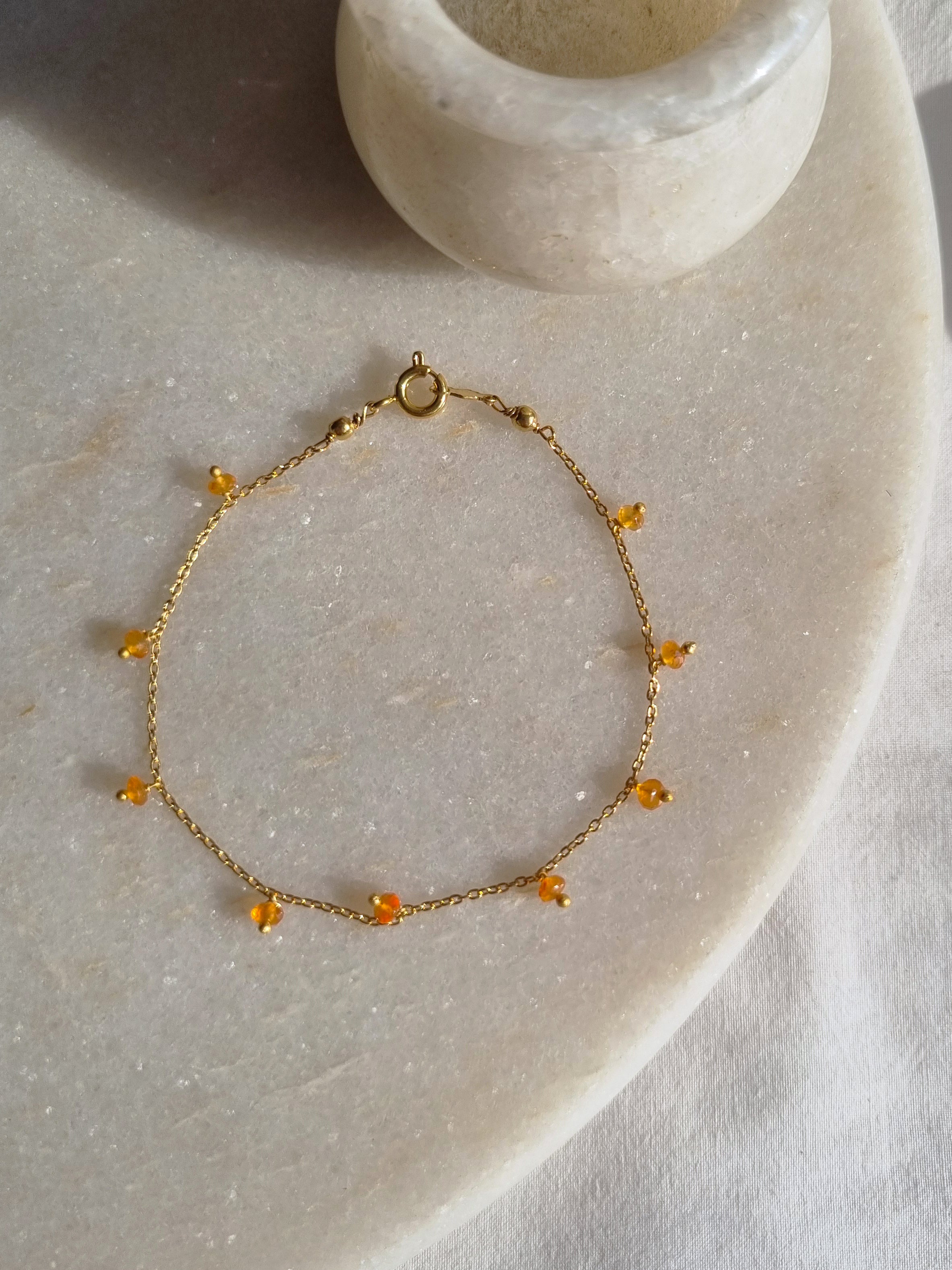 apiti - Carnelian Baati Drop Bracelet