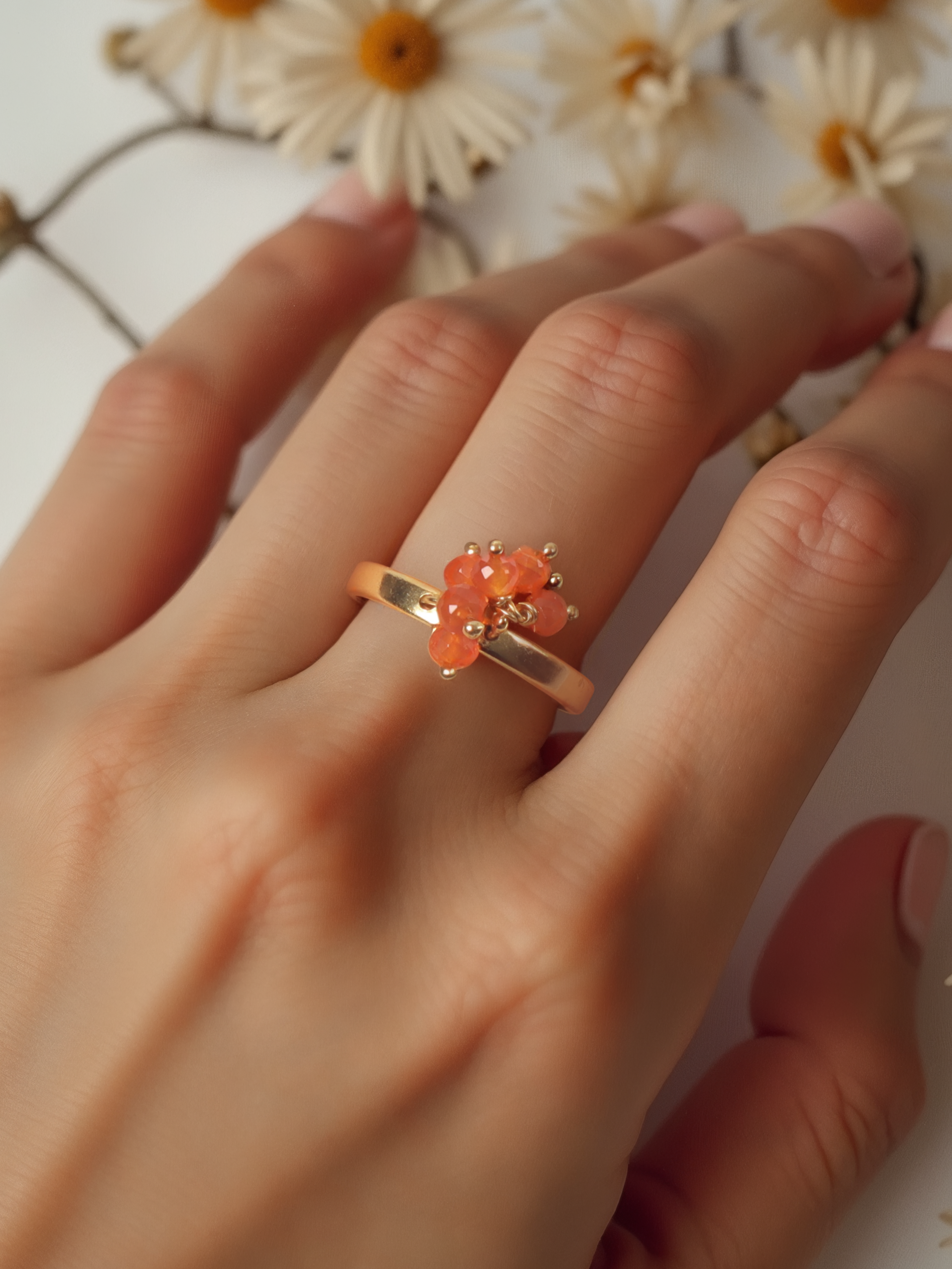 yama ring - Carnelian