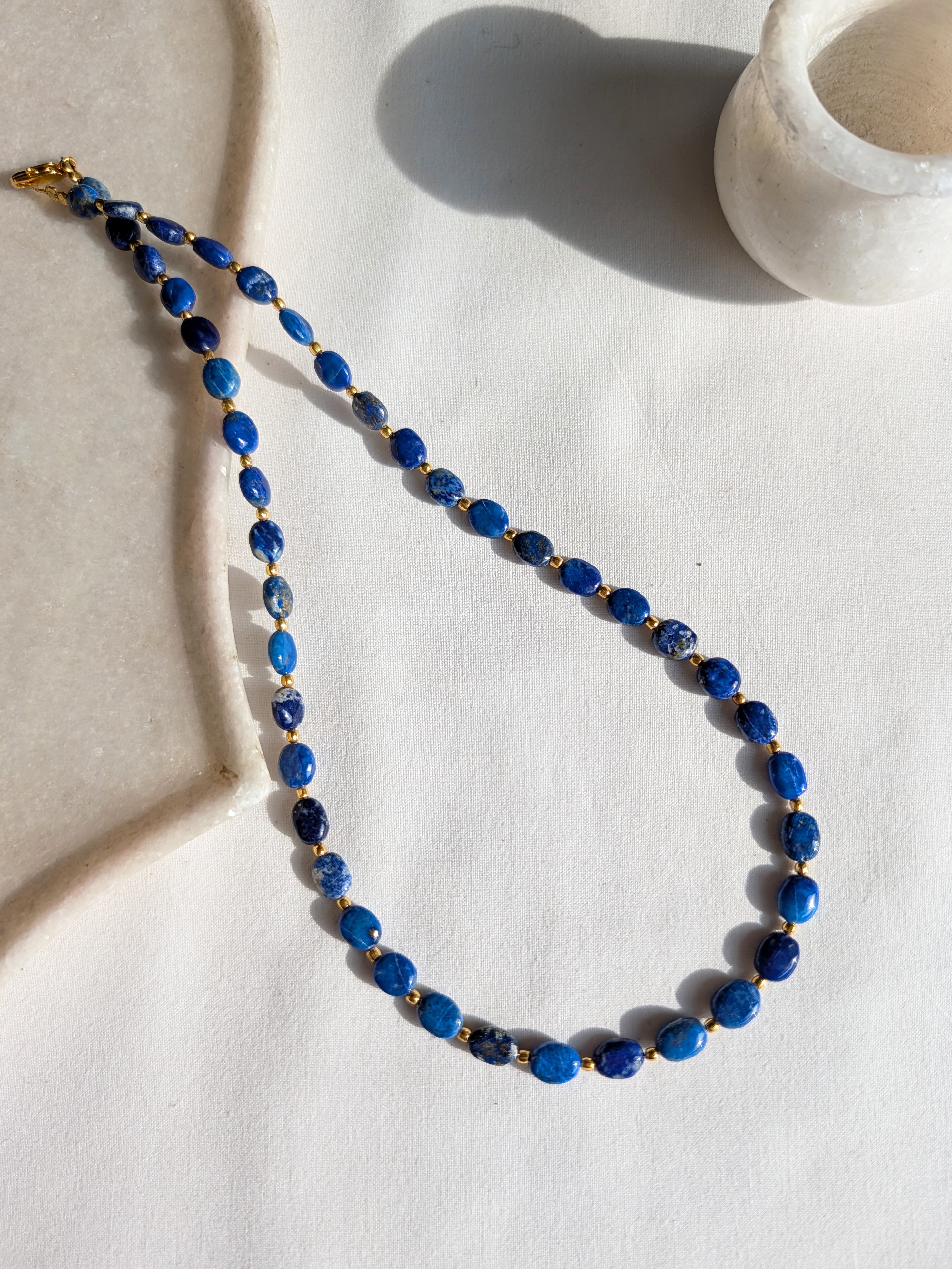 kirat - Lapis Lazuli Oval Choker