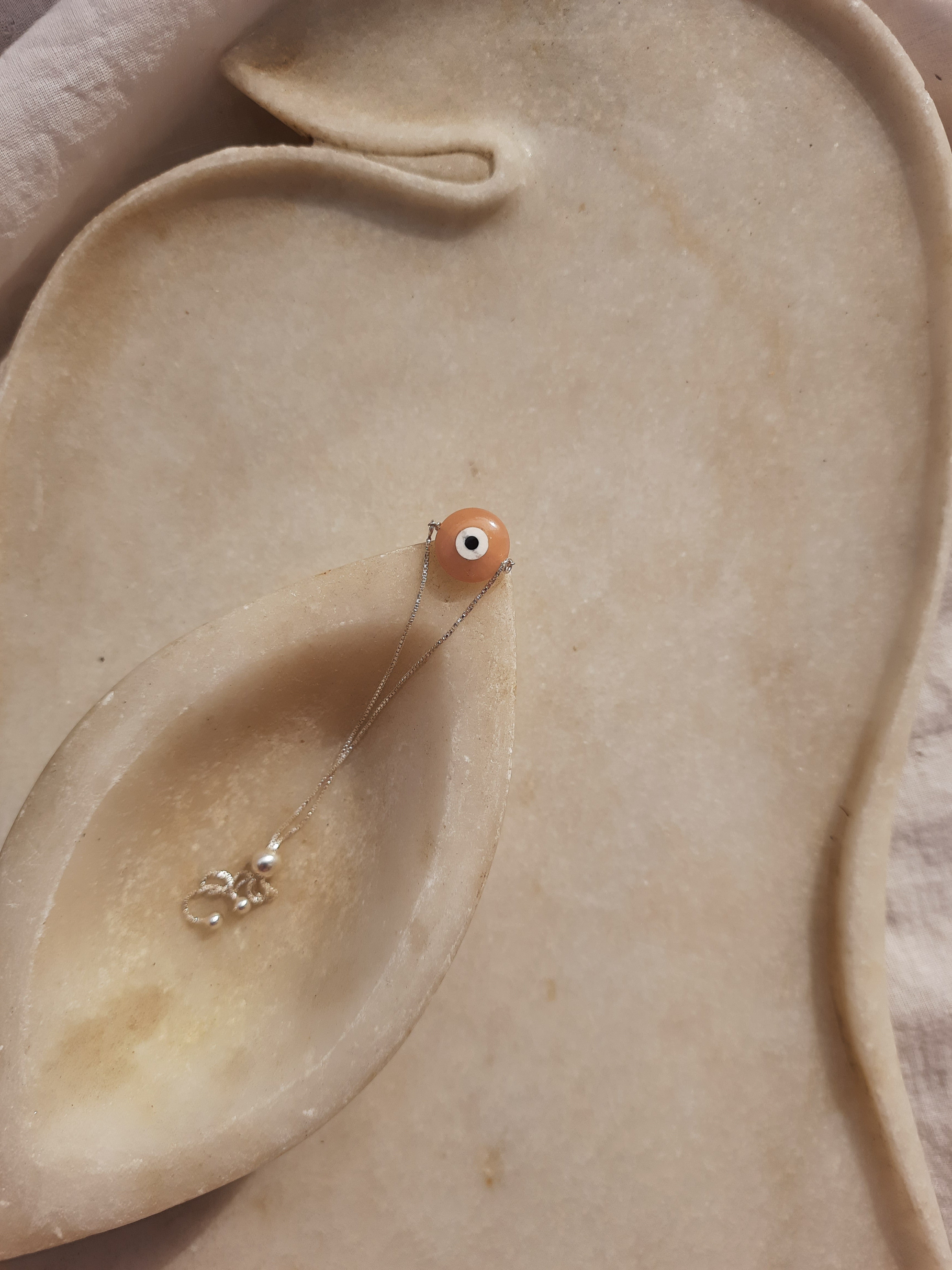 kayena - Pink Opal Evil Eye Bracelet