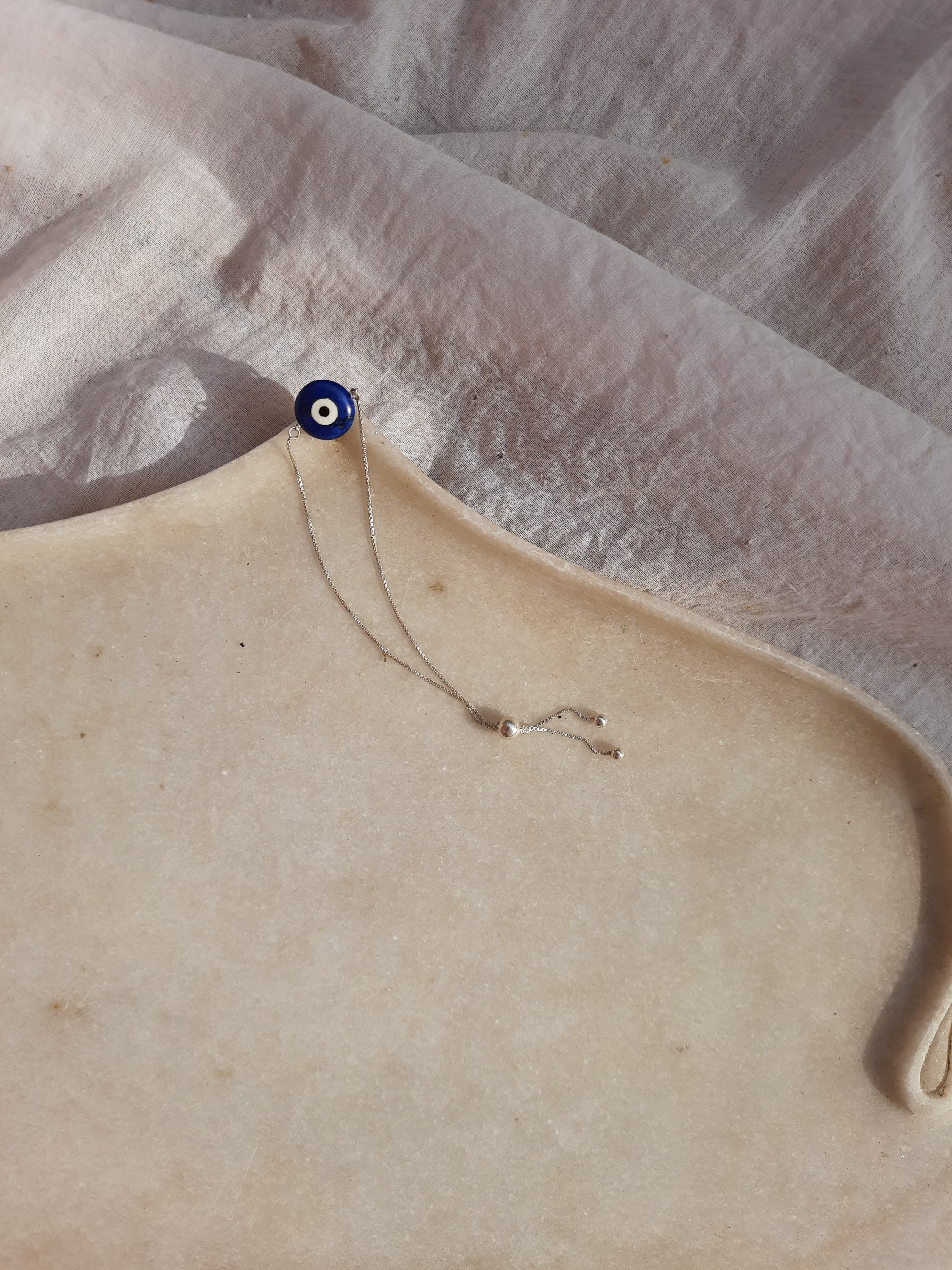 kayena - Lapis Lazuli Evil Eye Bracelet