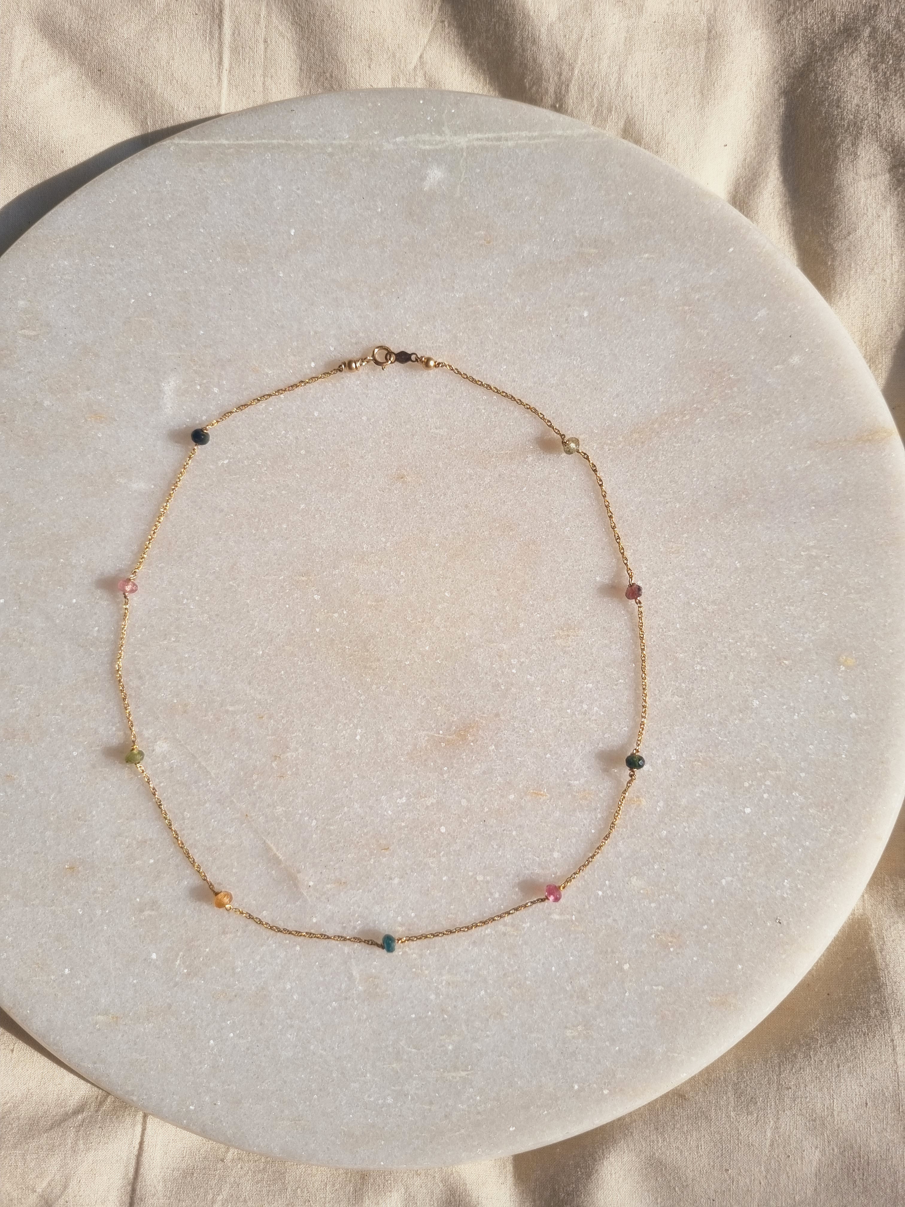 veti - Tourmaline Baati choker