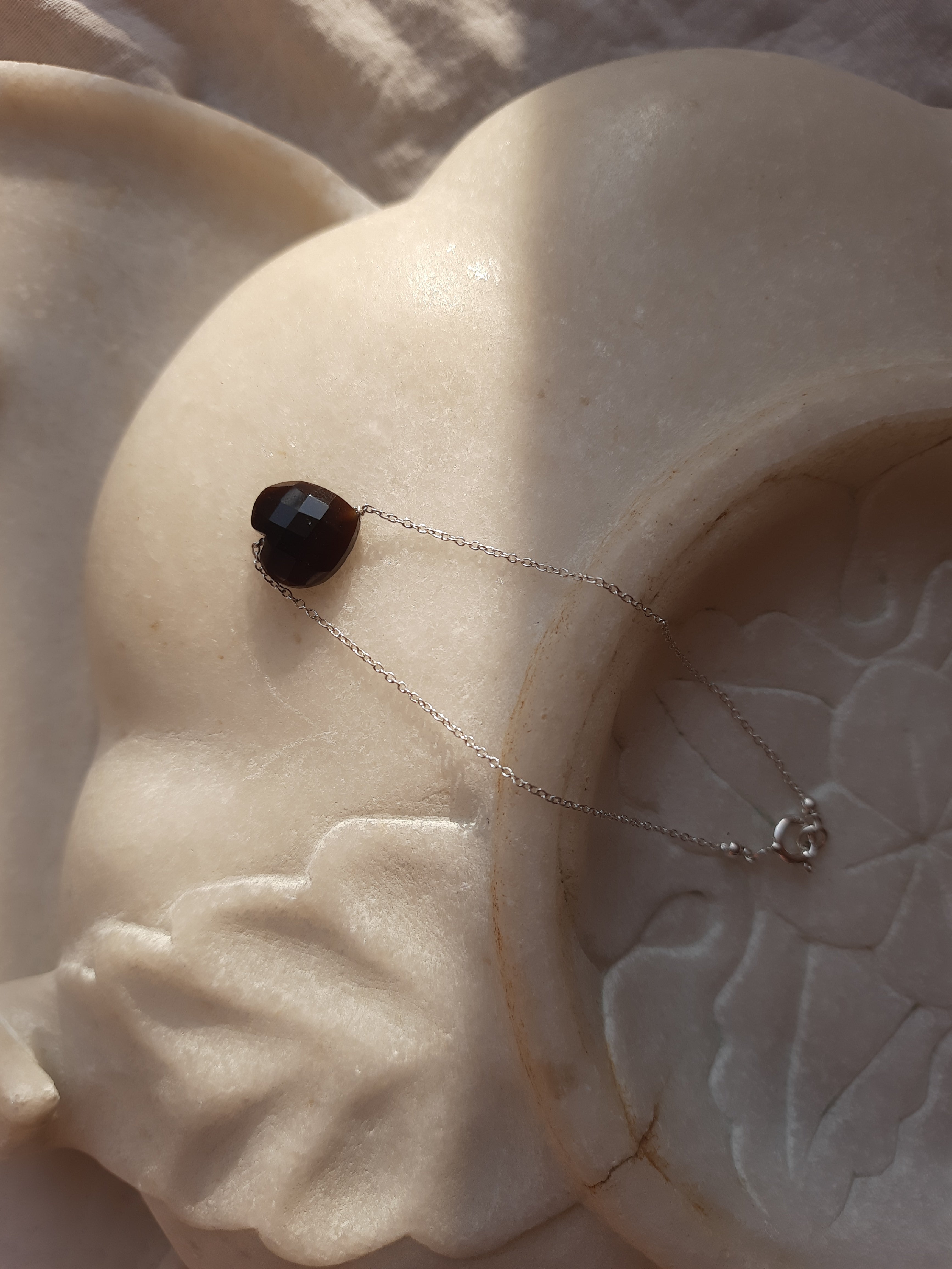 amsa - Black Onyx Heart Bracelet