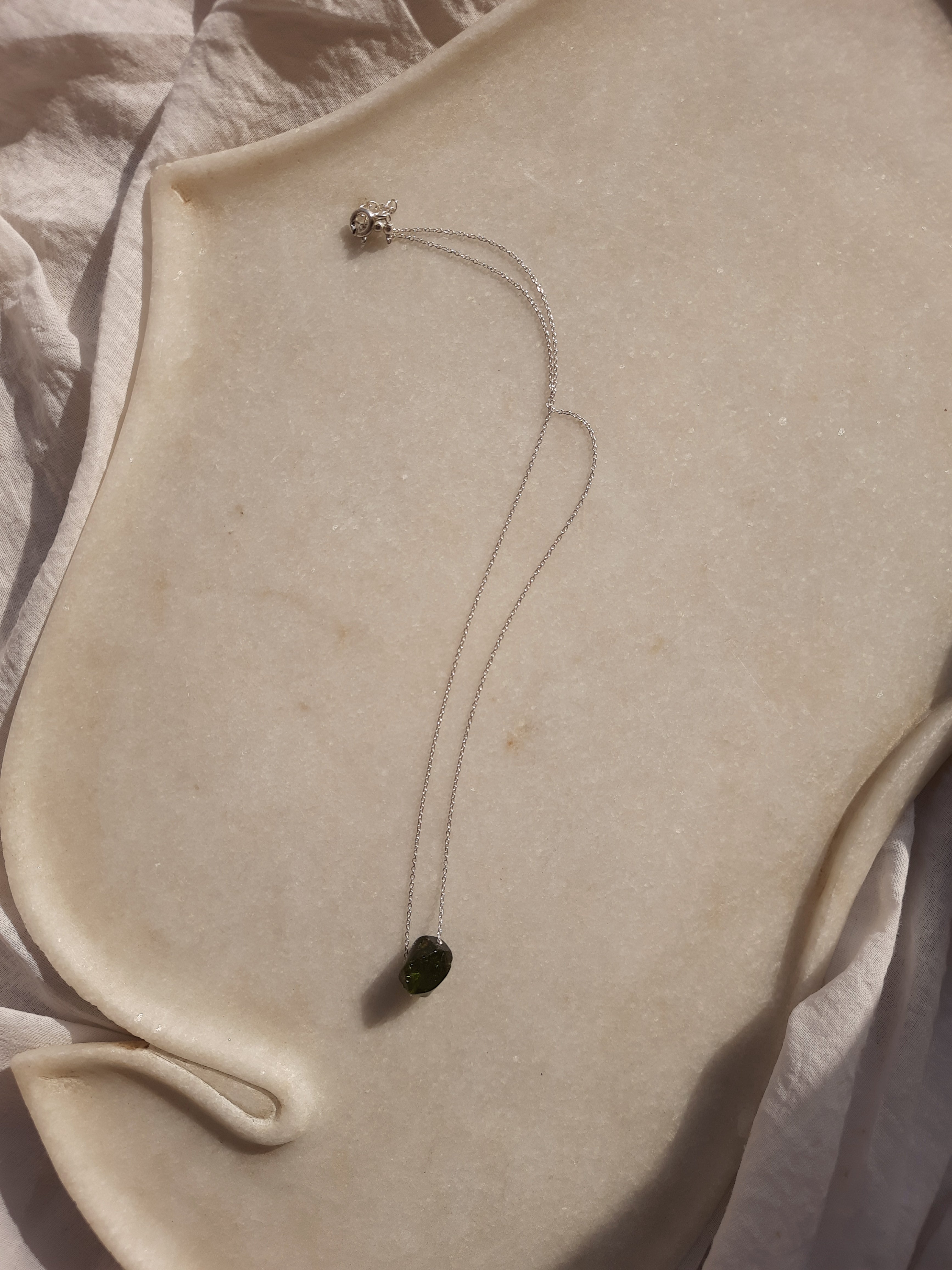 sidava - Black Tourmaline Tumble Pendant