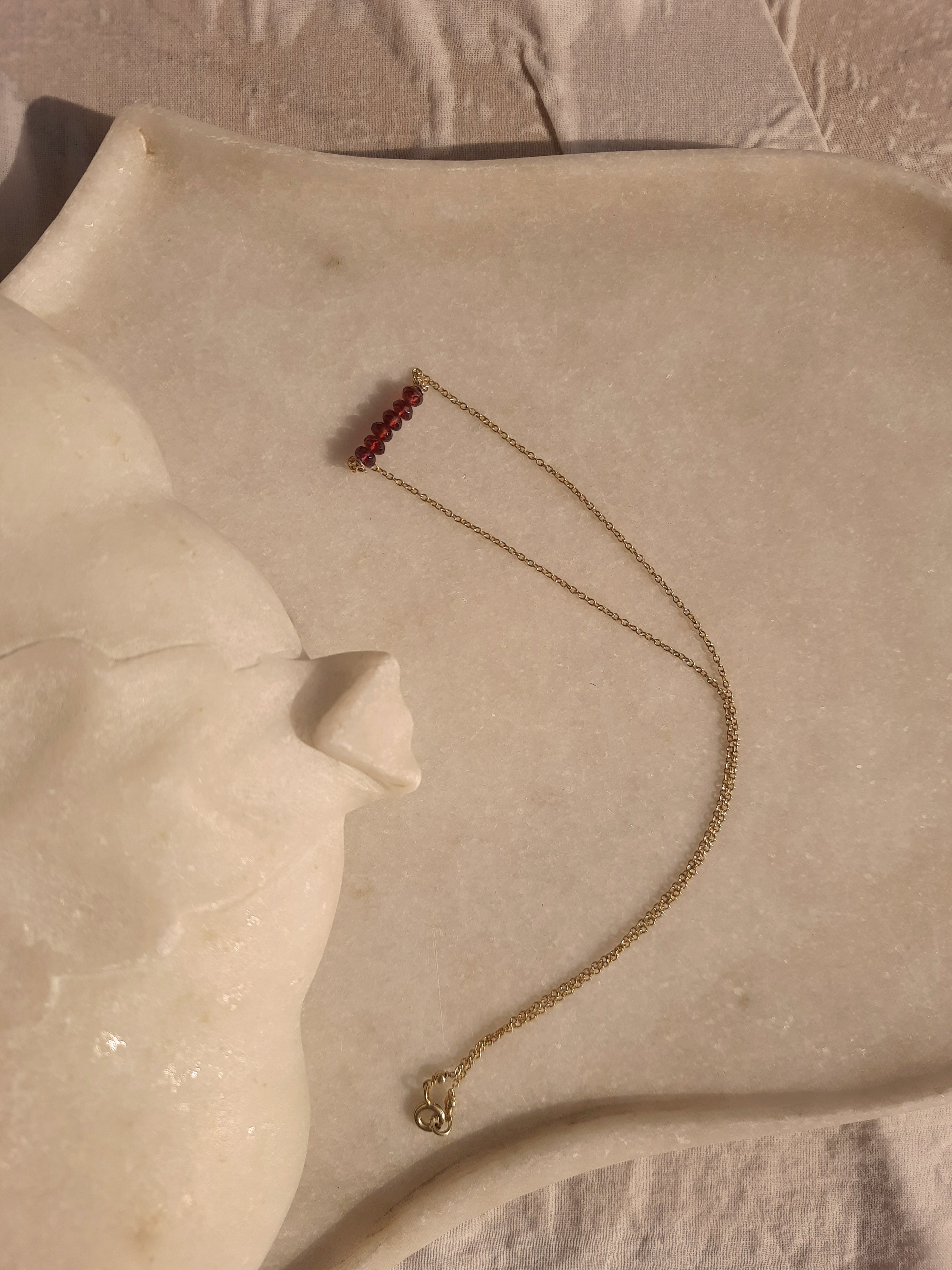 antilae - Garnet Baati Bar Pendant