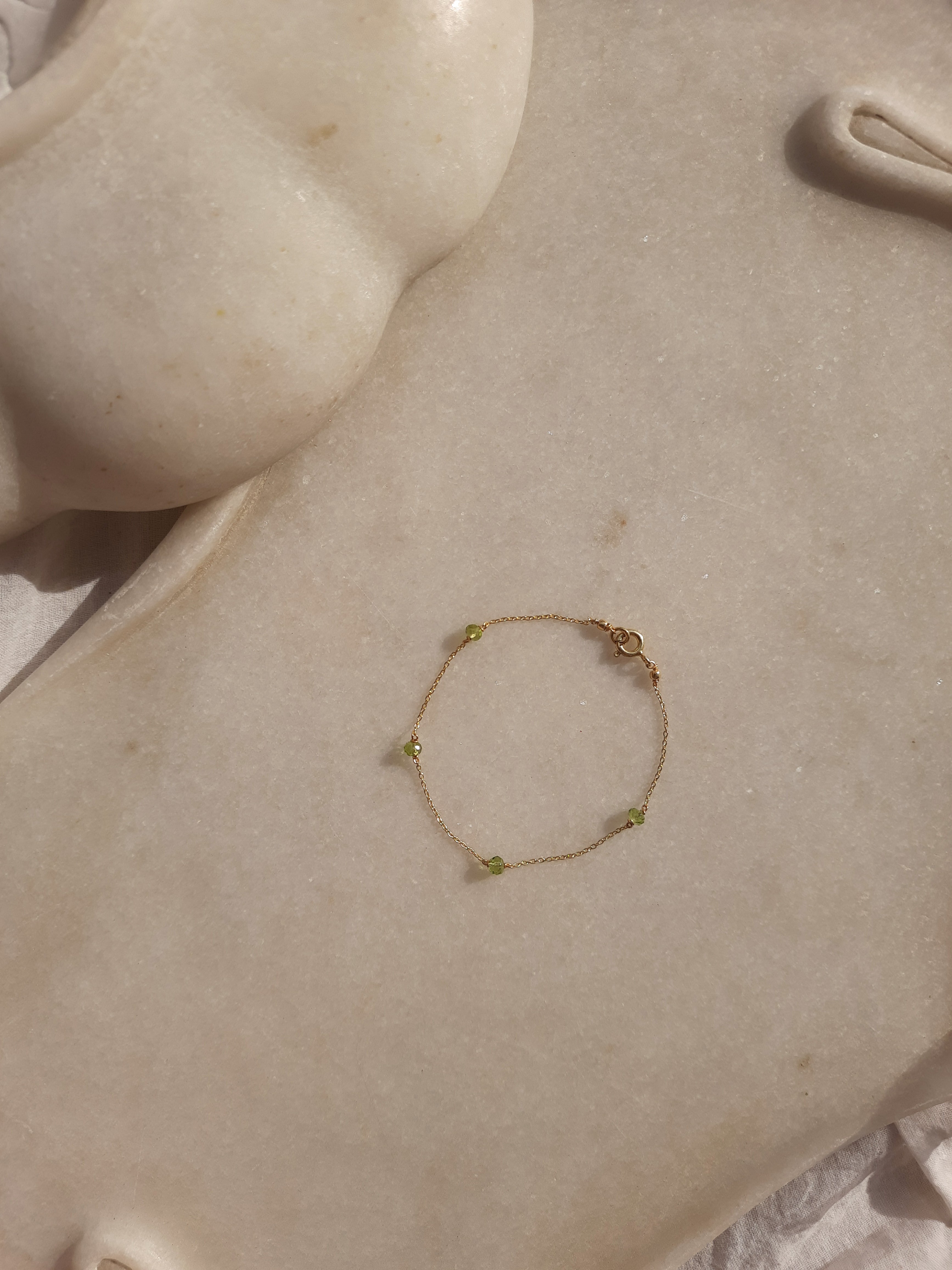 amal - Peridot Baati Bracelet