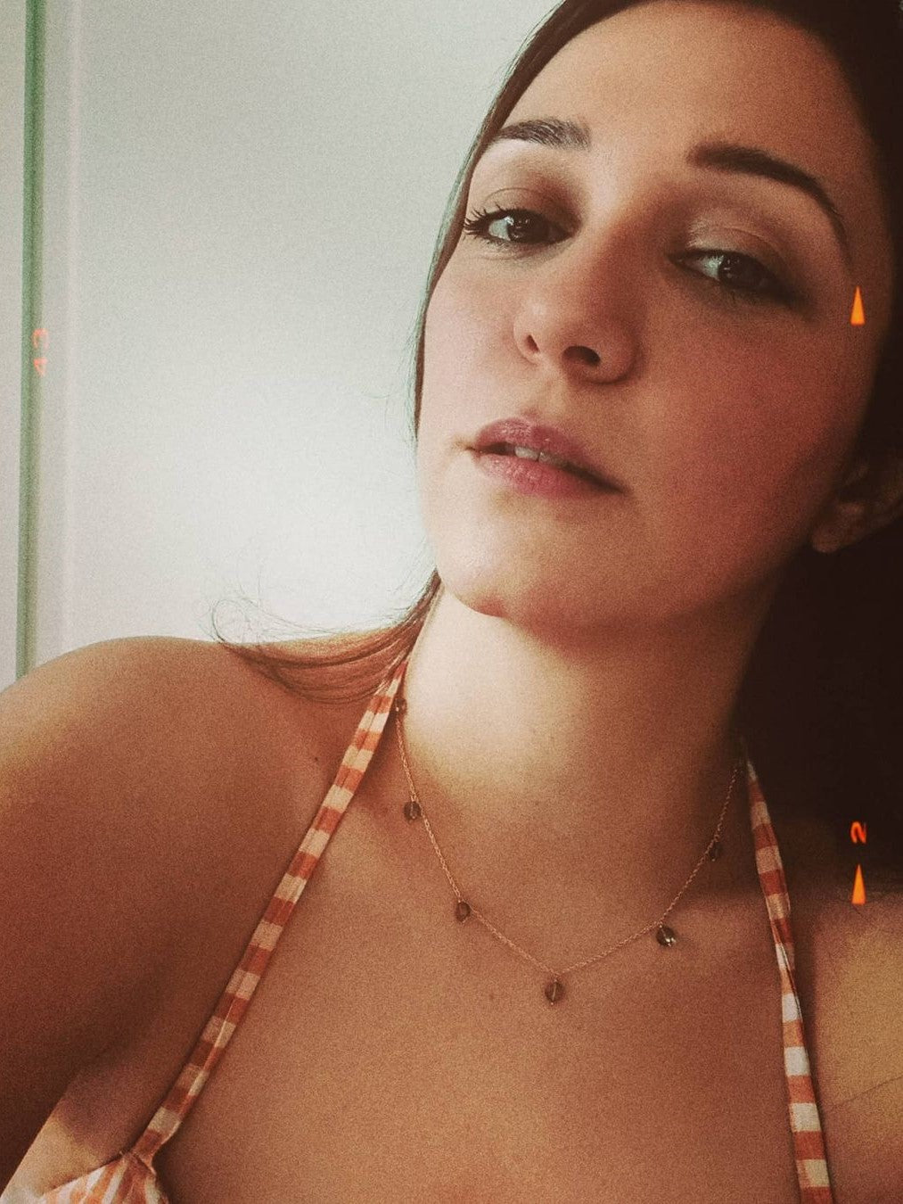 dirgha - Smoky Quartz Coin Choker