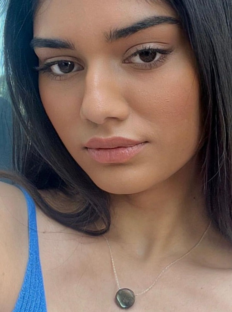 vyaas - Labradorite Coin Pendant