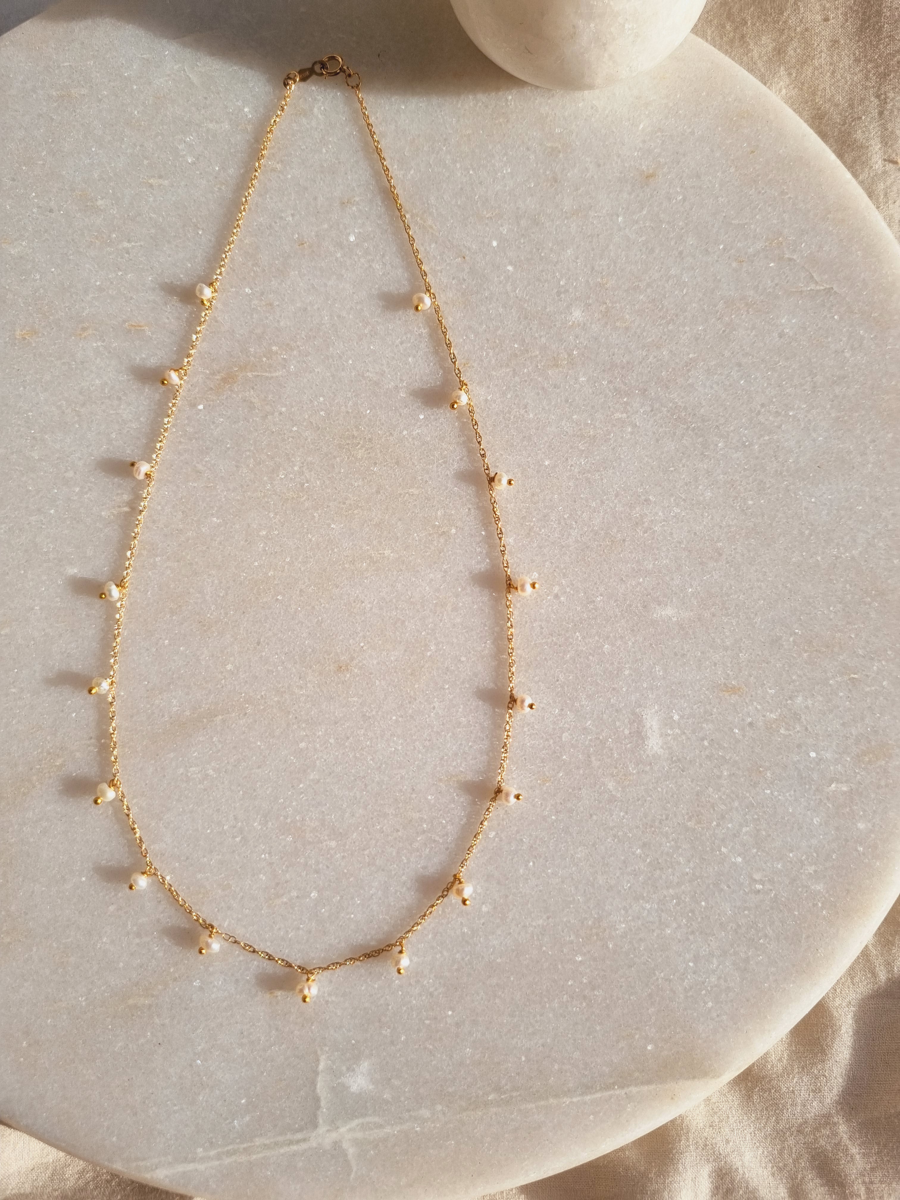 apit - Pearl Baati Drop choker