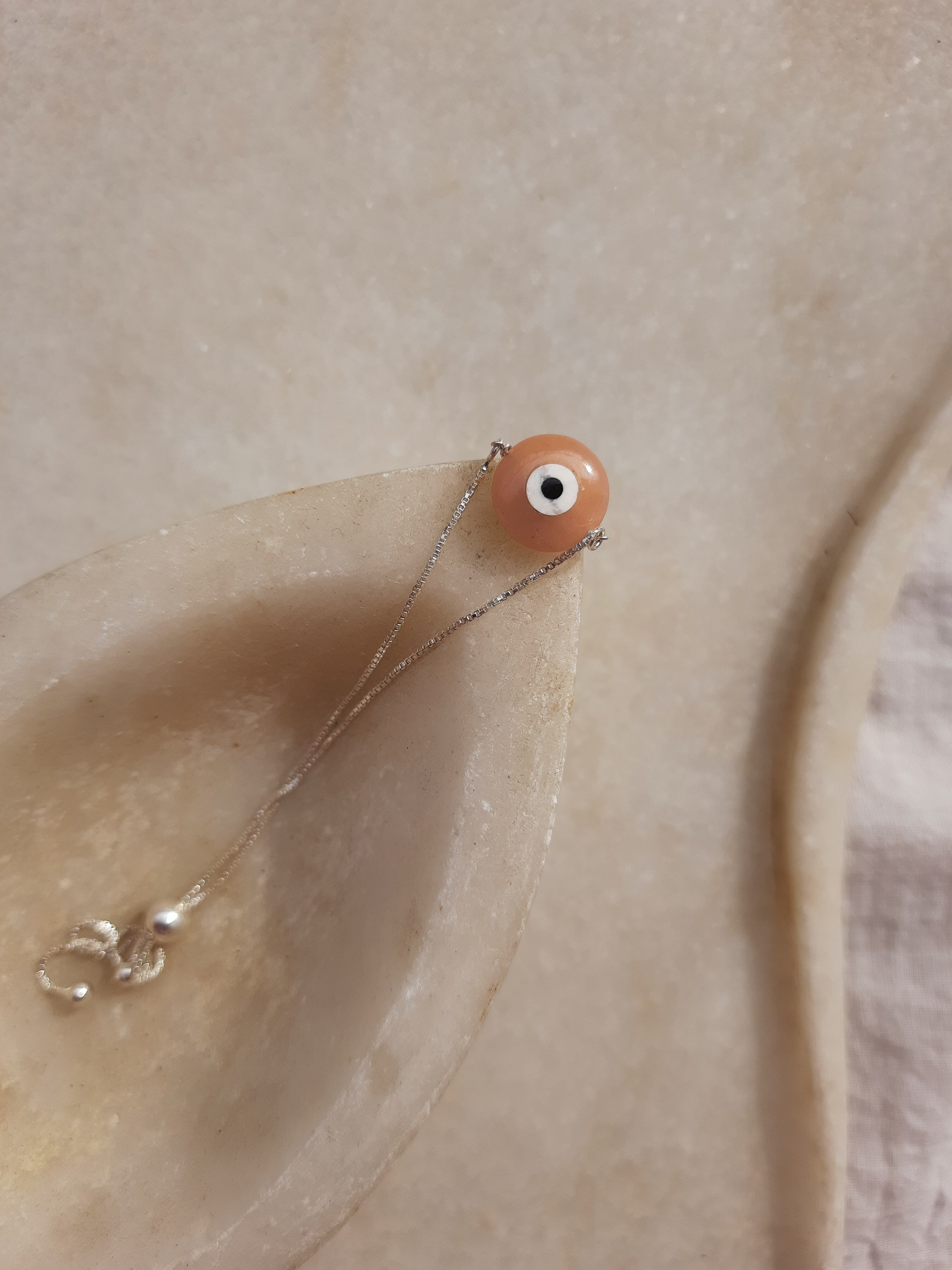 kayena - Pink Opal Evil Eye Bracelet