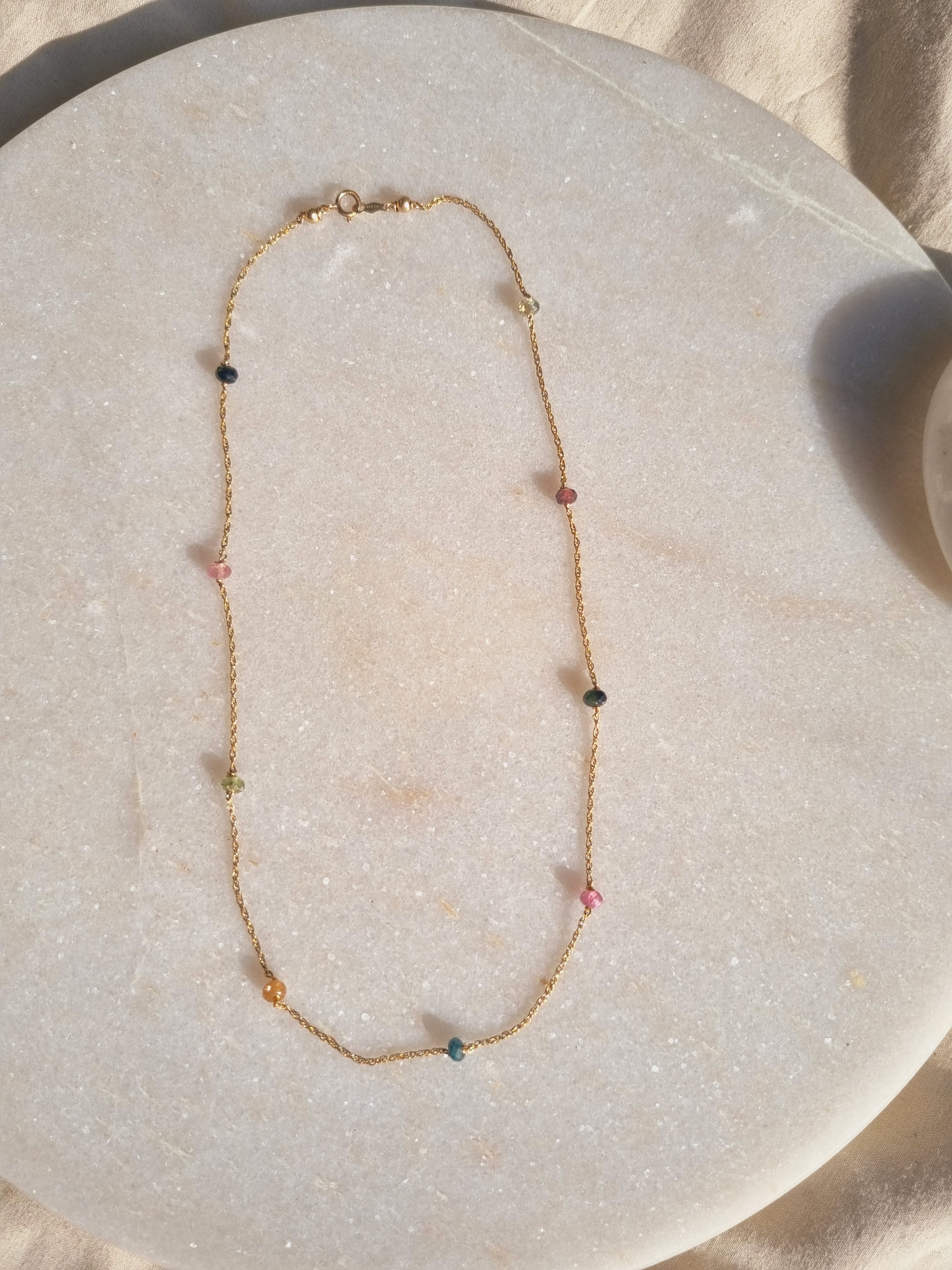 veti - Tourmaline Baati choker