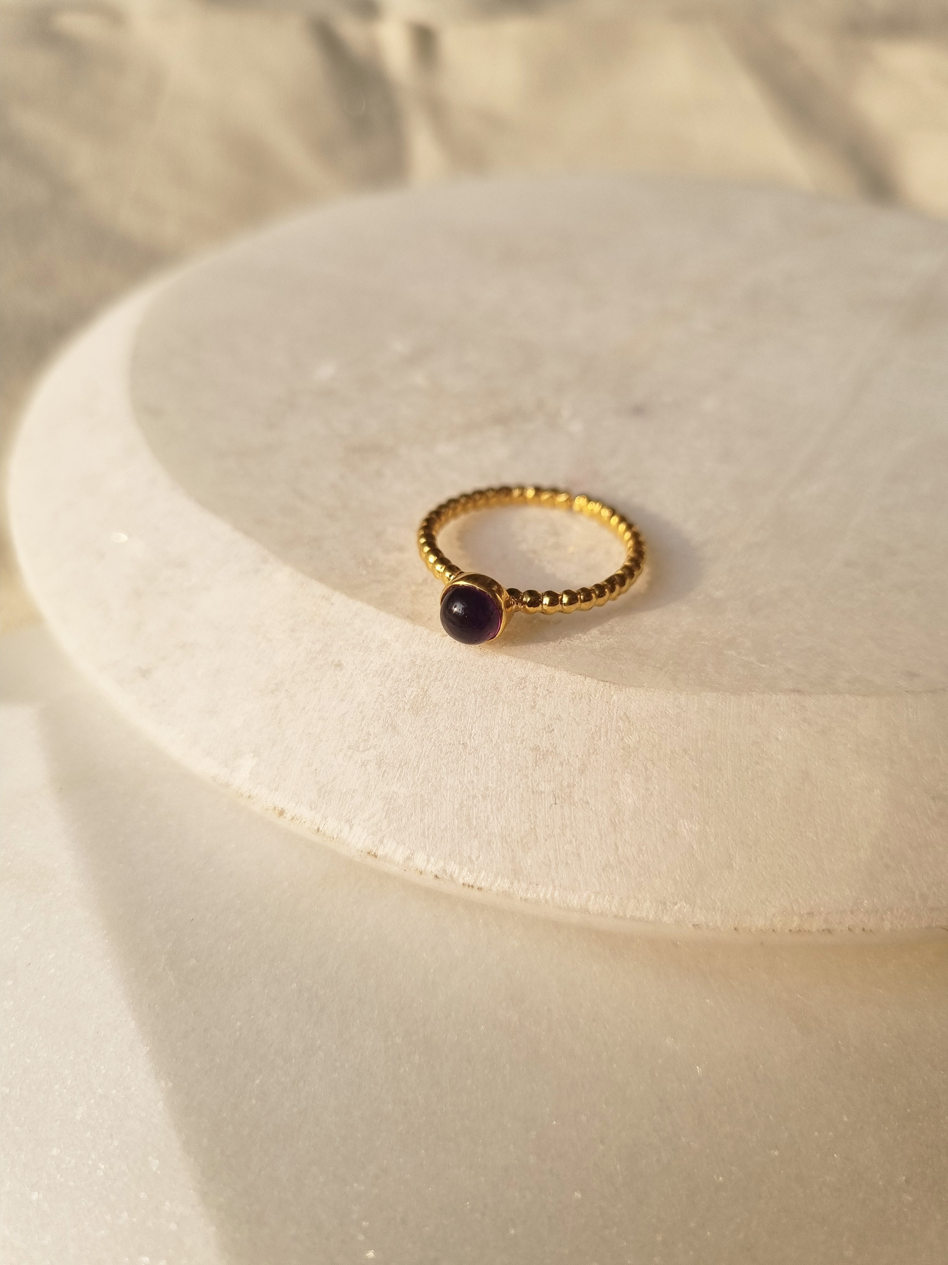 sukra - Amethyst Venus Ring