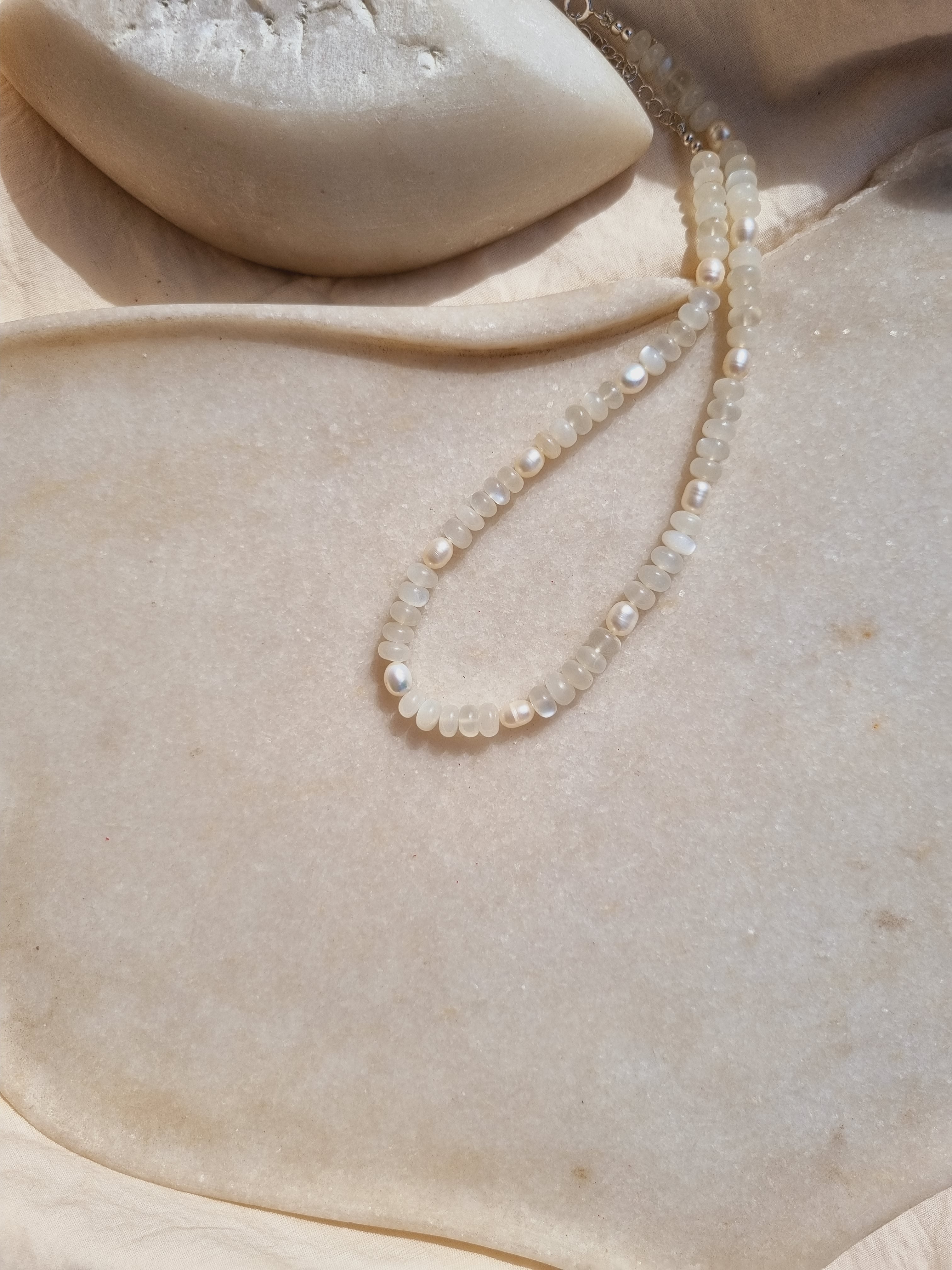 ramas - Moonstone Pearl Baati Choker