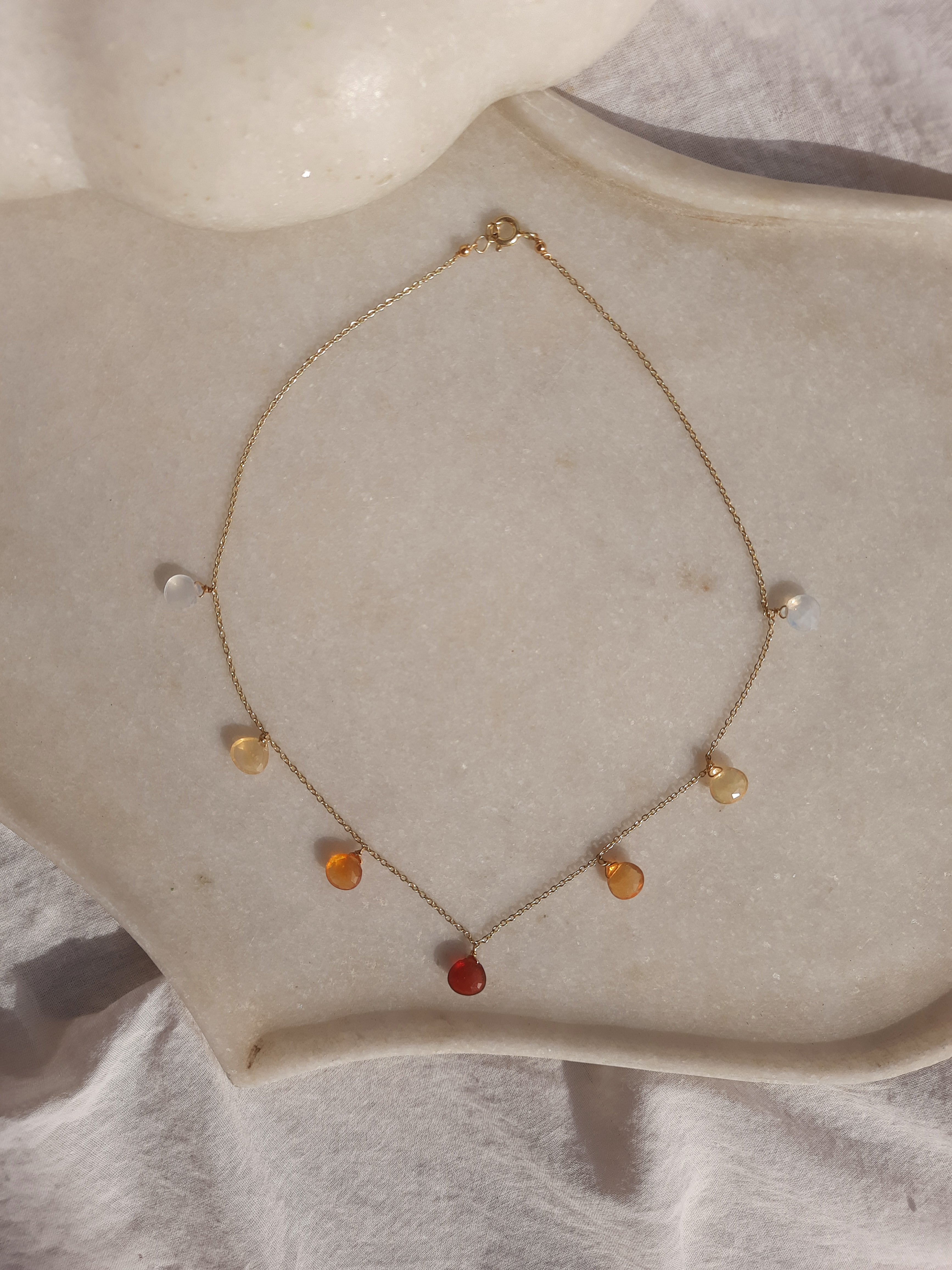 aktra - Mexican Fire Opal Choker