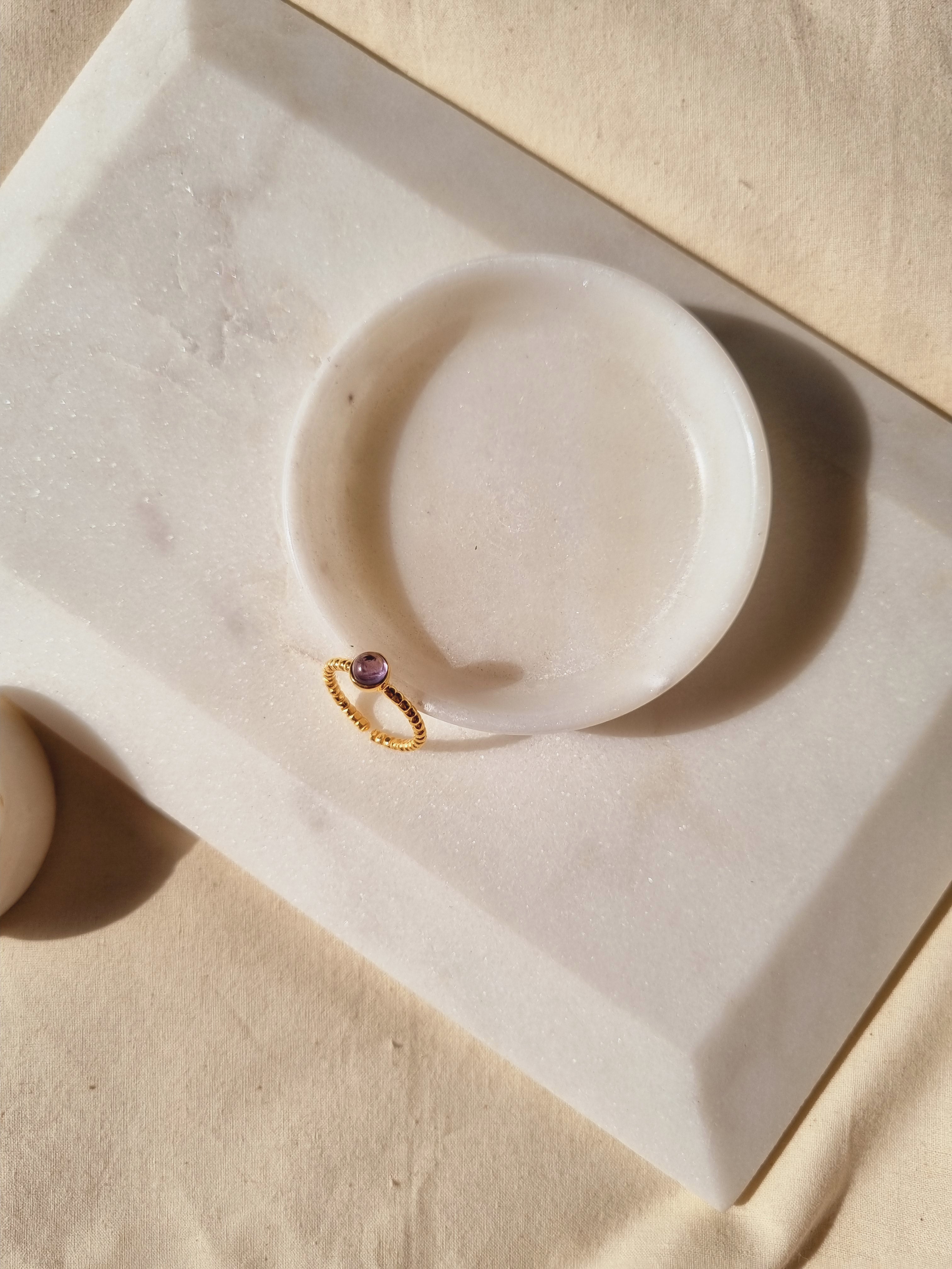 sukra - Amethyst Venus Ring