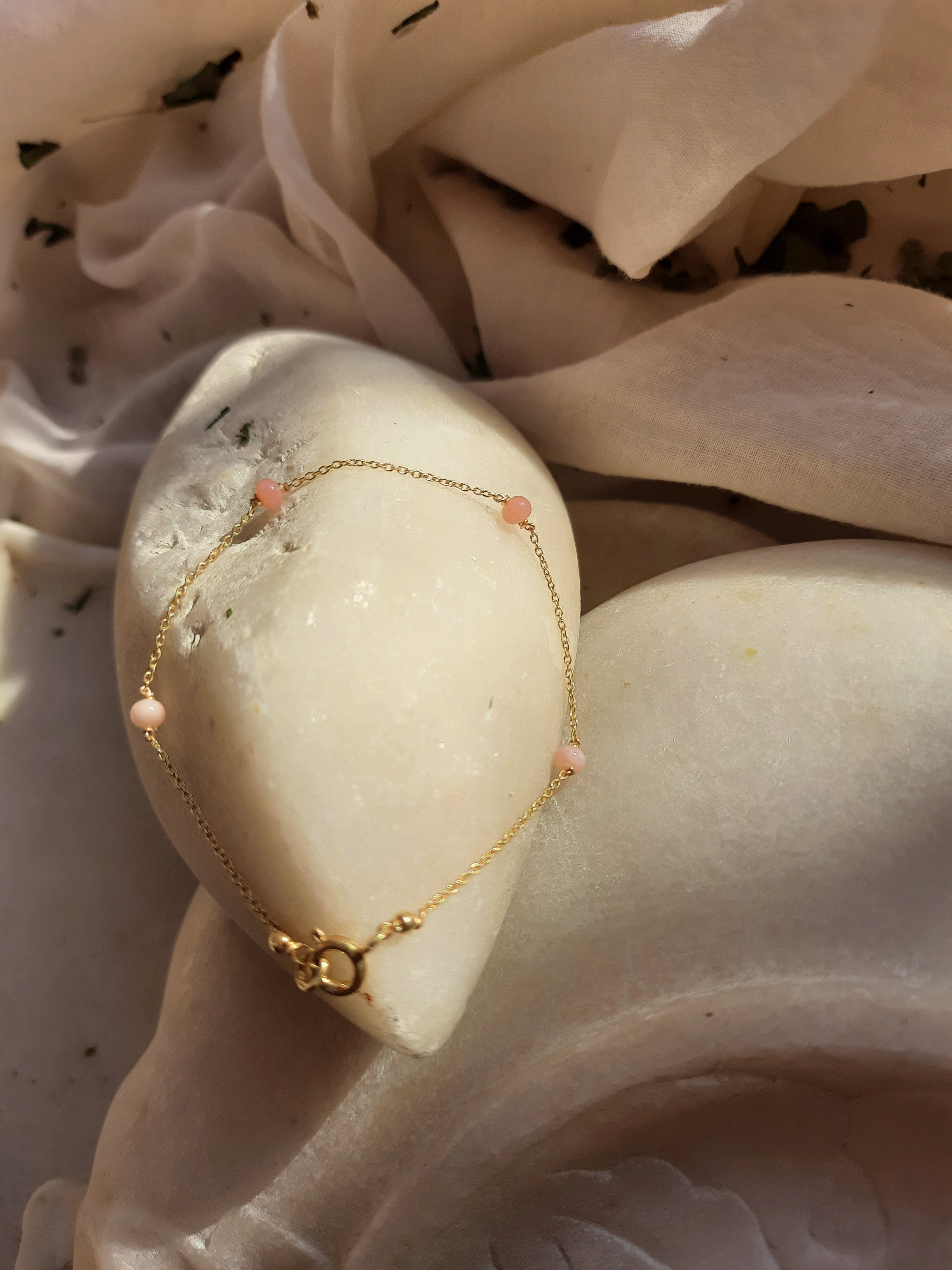 amal - Pink Opal Baati Bracelet