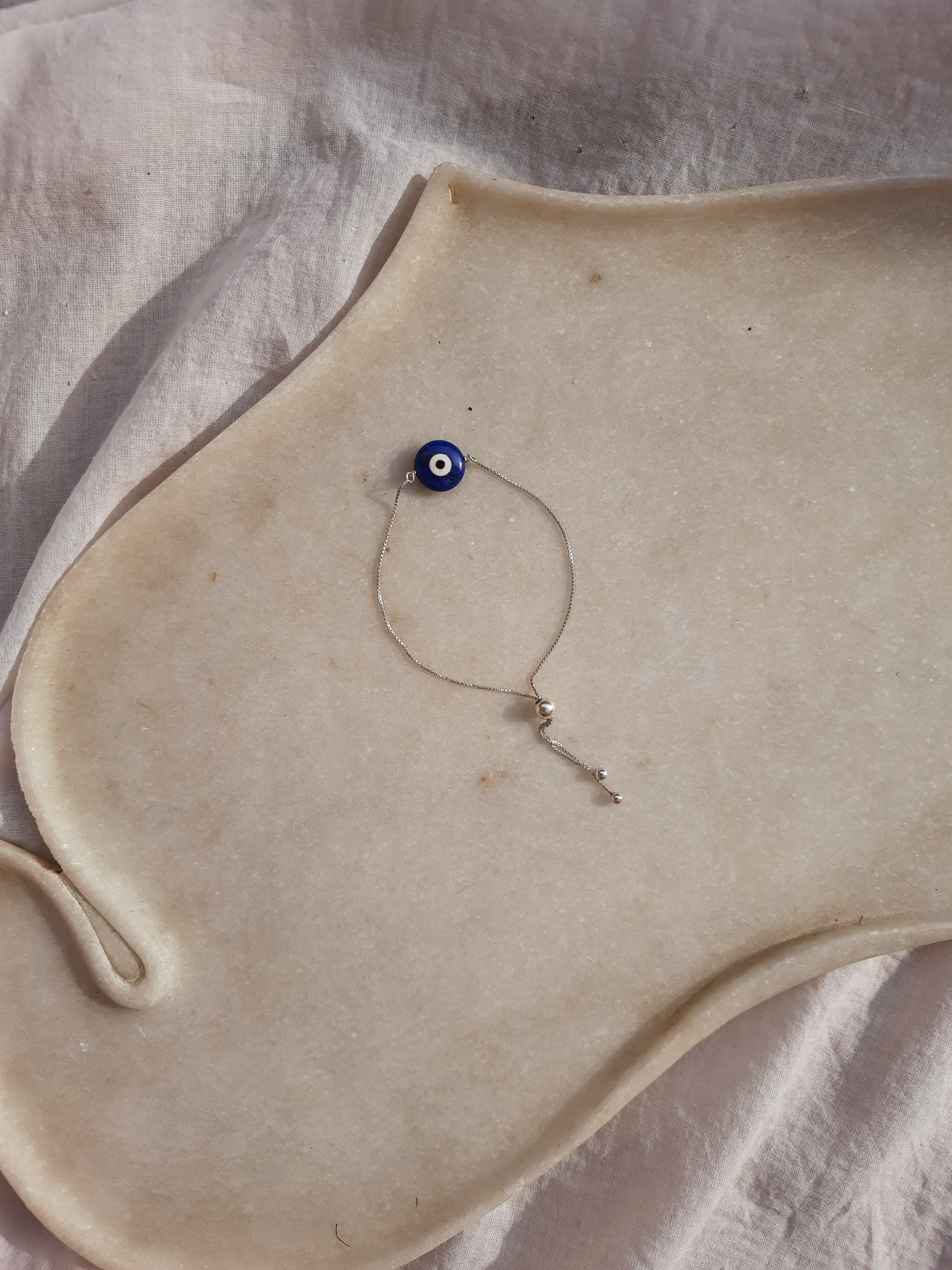 kayena - Lapis Lazuli Evil Eye Bracelet