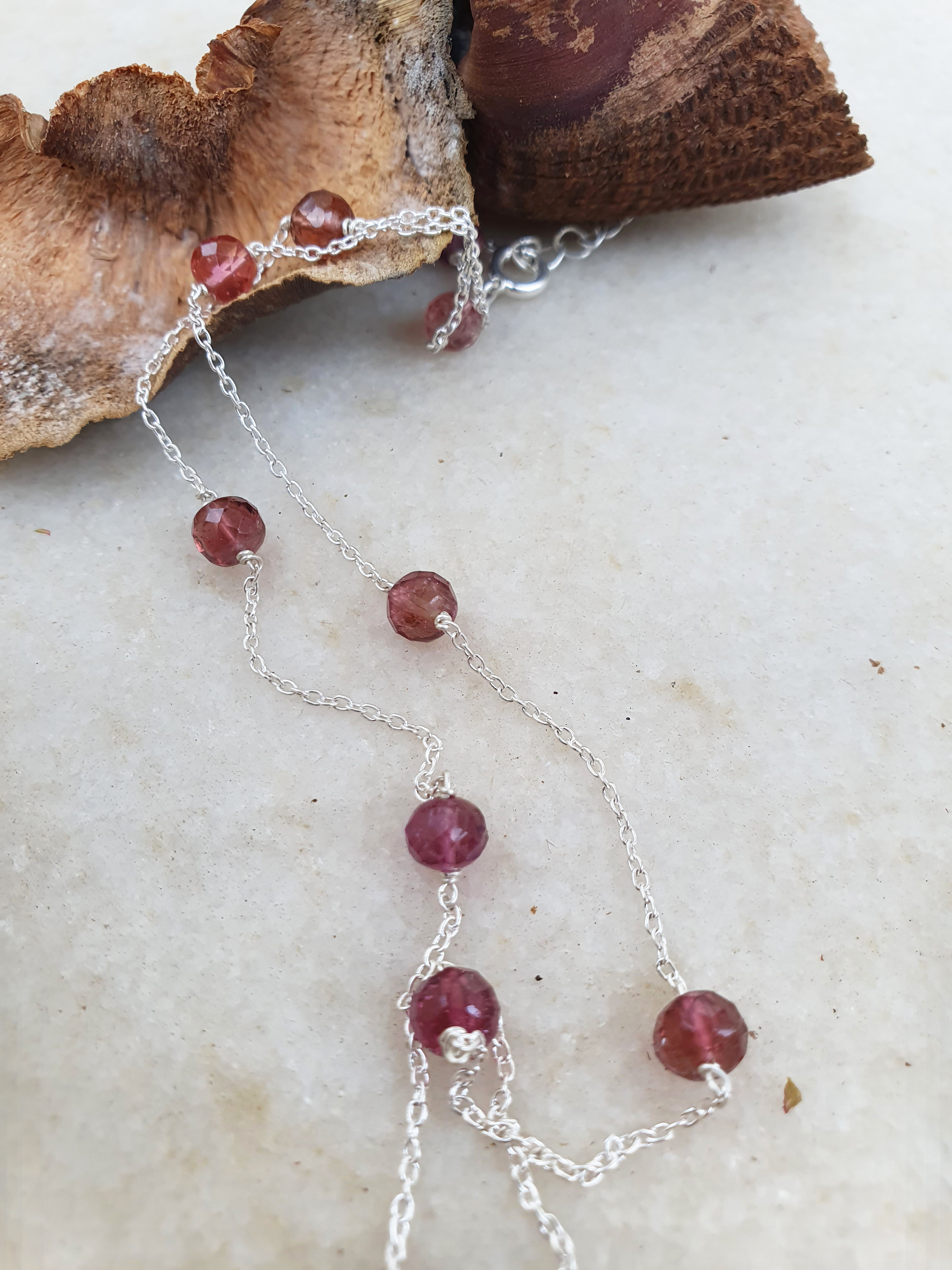 veti - Pink Tourmaline Baati choker