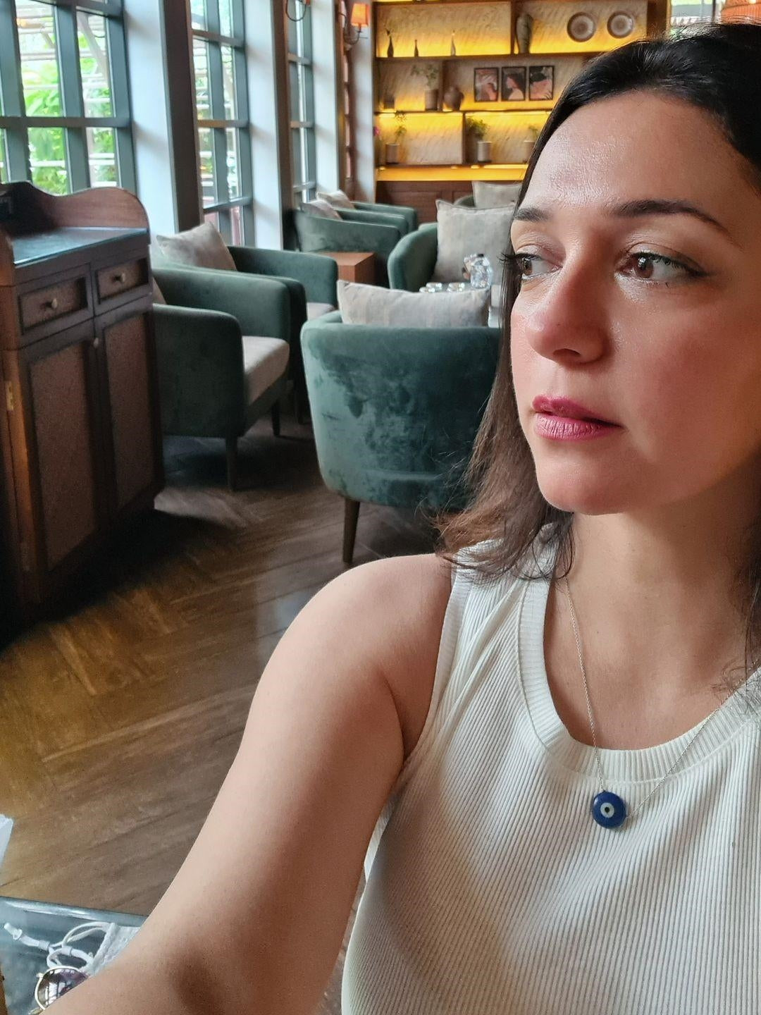 vedava - Lapis Lazuli Evil Eye Pendant