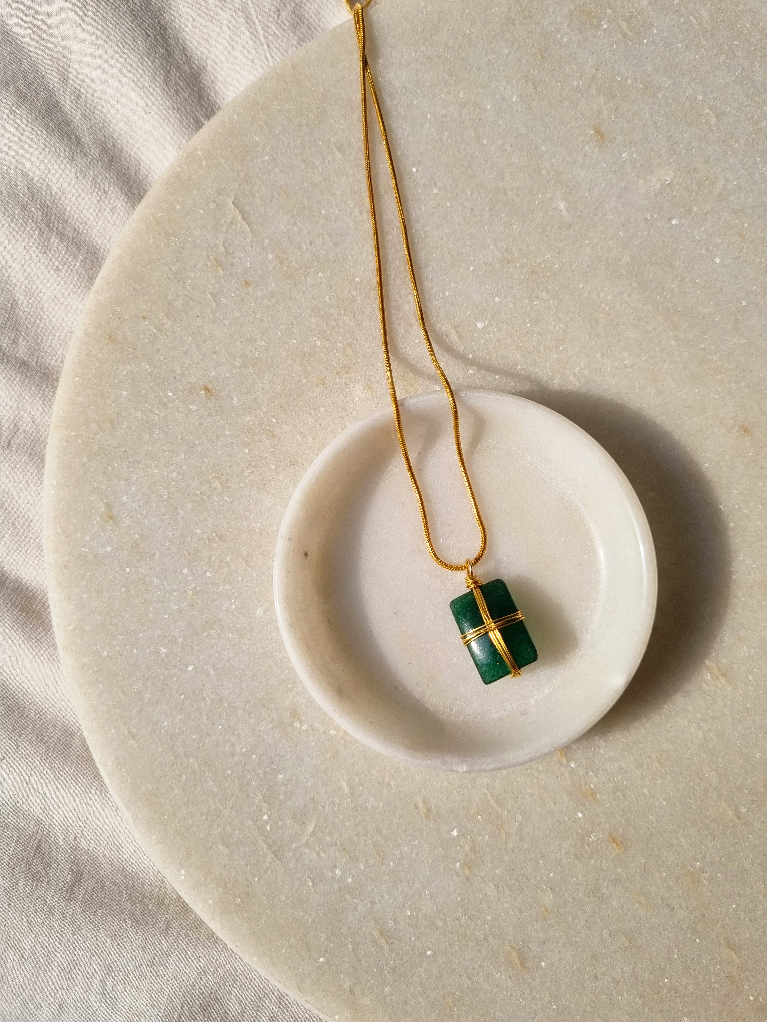 racana - Green Aventurine Pendant