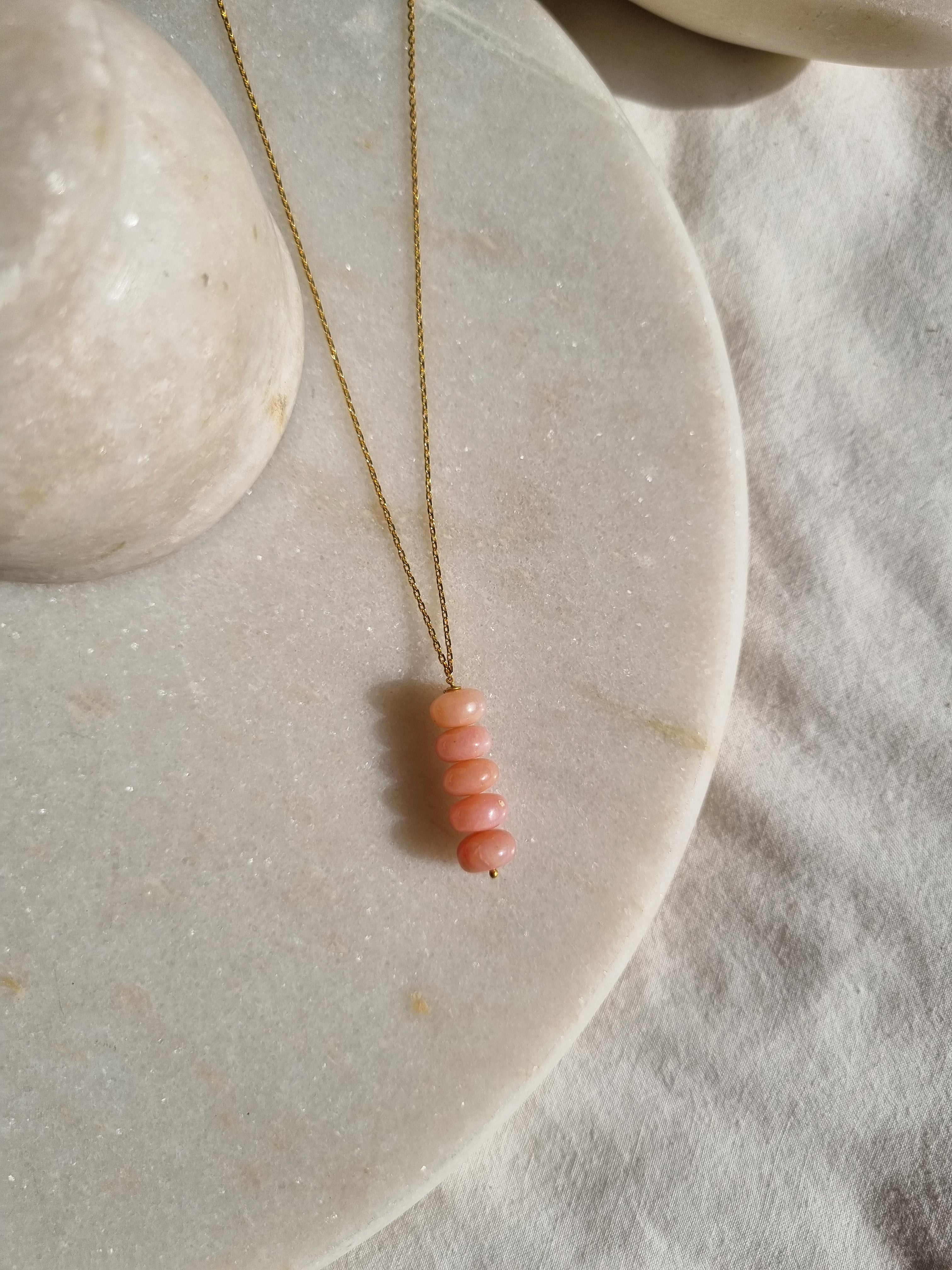 lasso - Pink Opal Baati Pendant