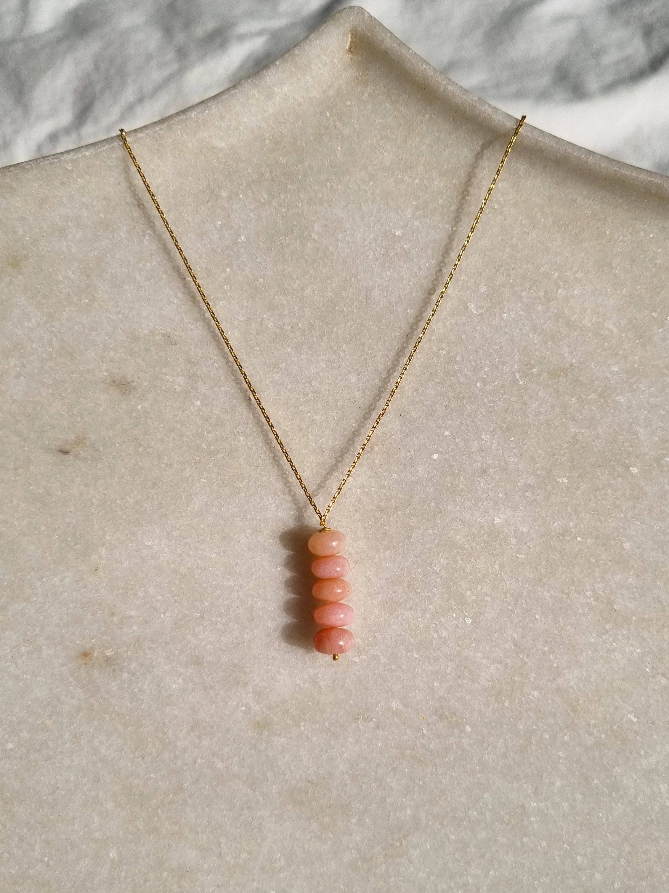 lasso - Pink Opal Baati Pendant