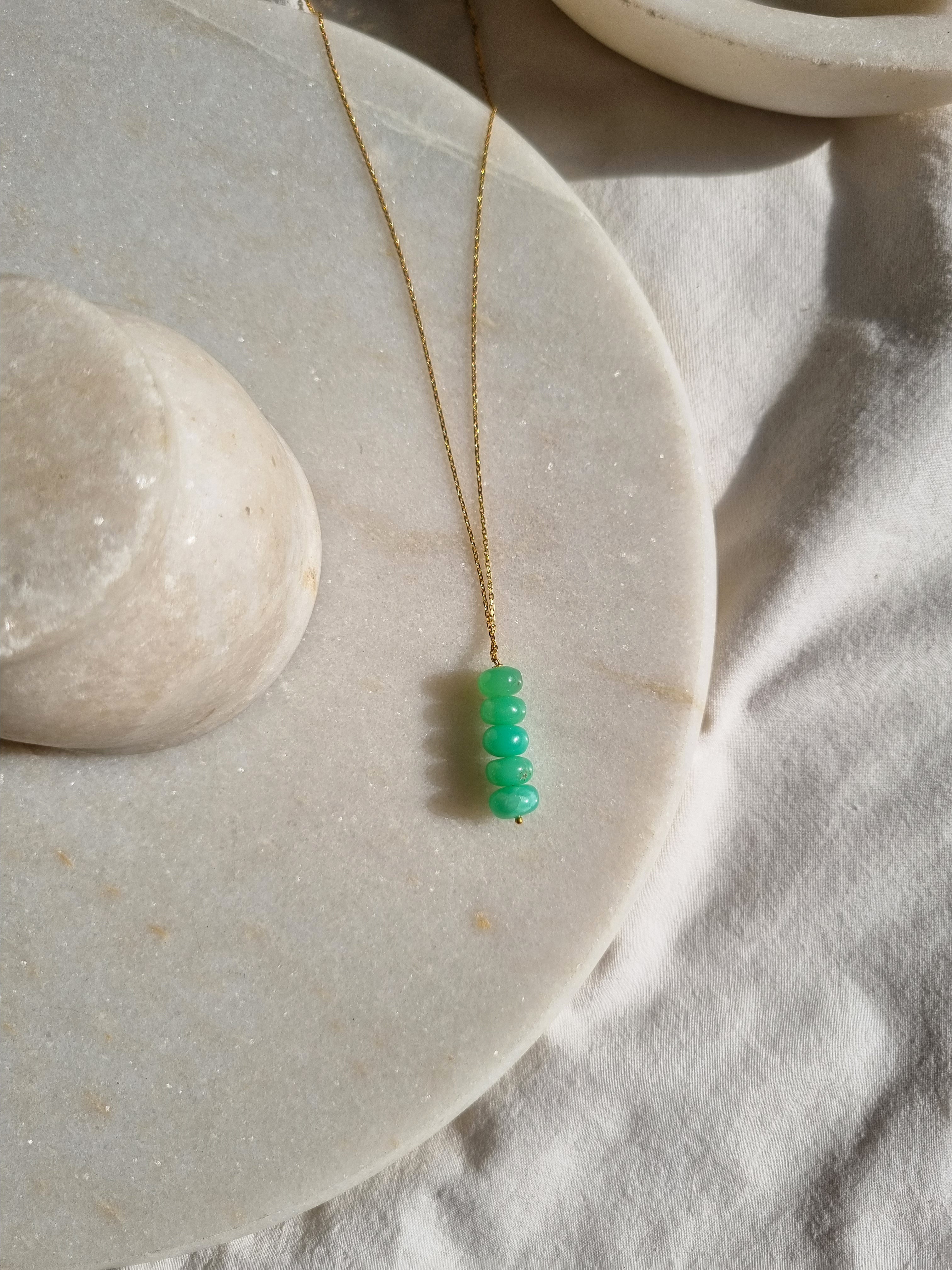 lasso - Chrysoprase Baati Pendant