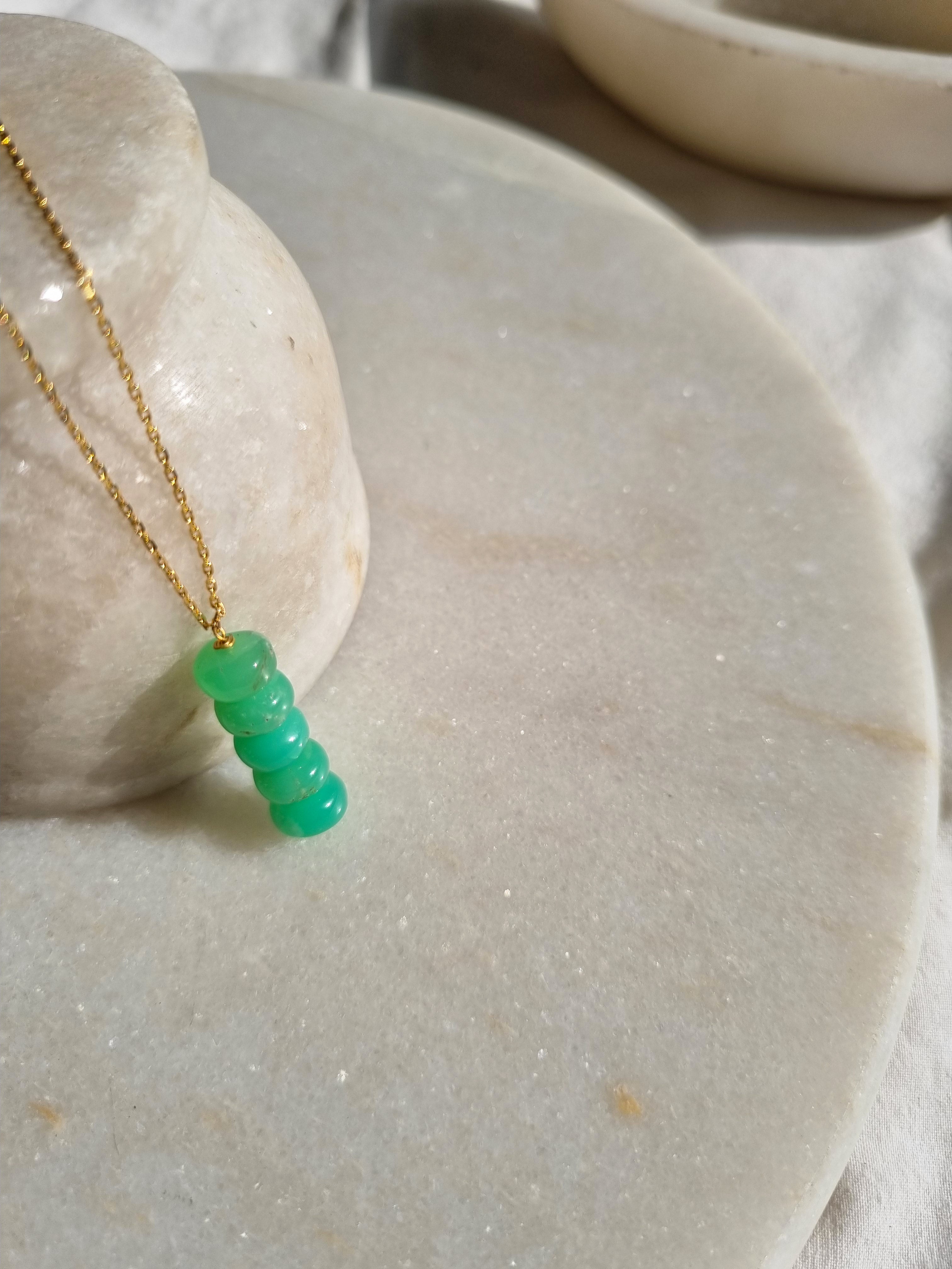 lasso - Chrysoprase Baati Pendant