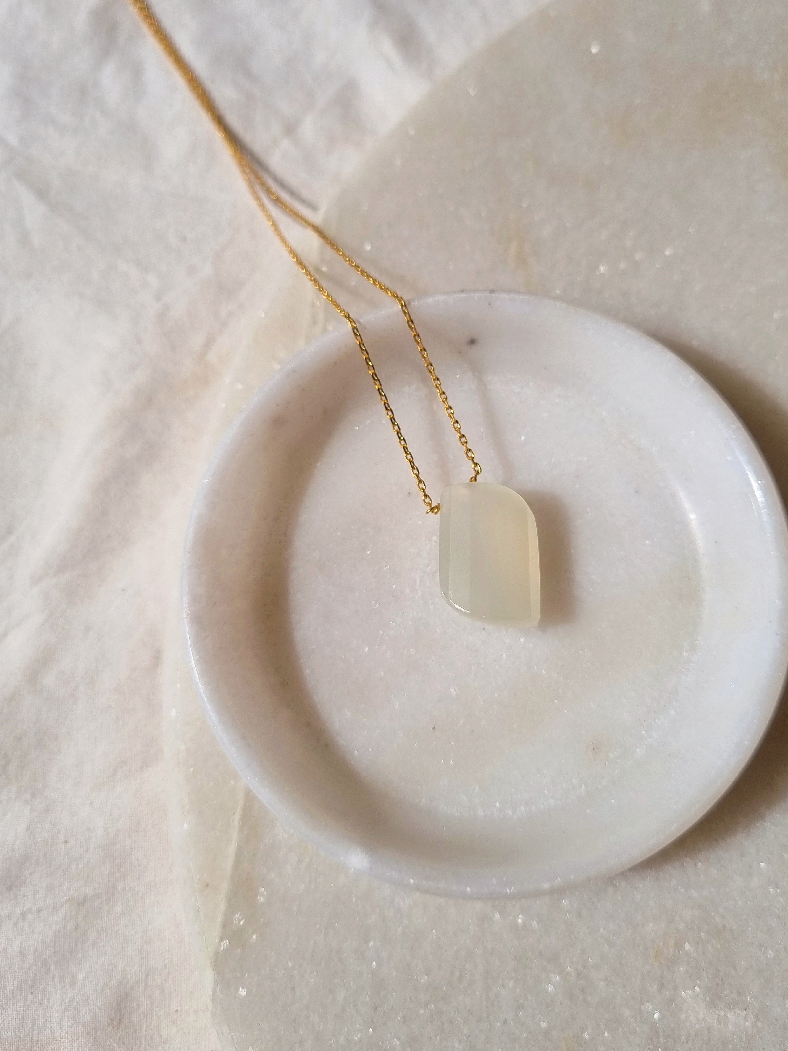 reeti - White Moonstone Pendant