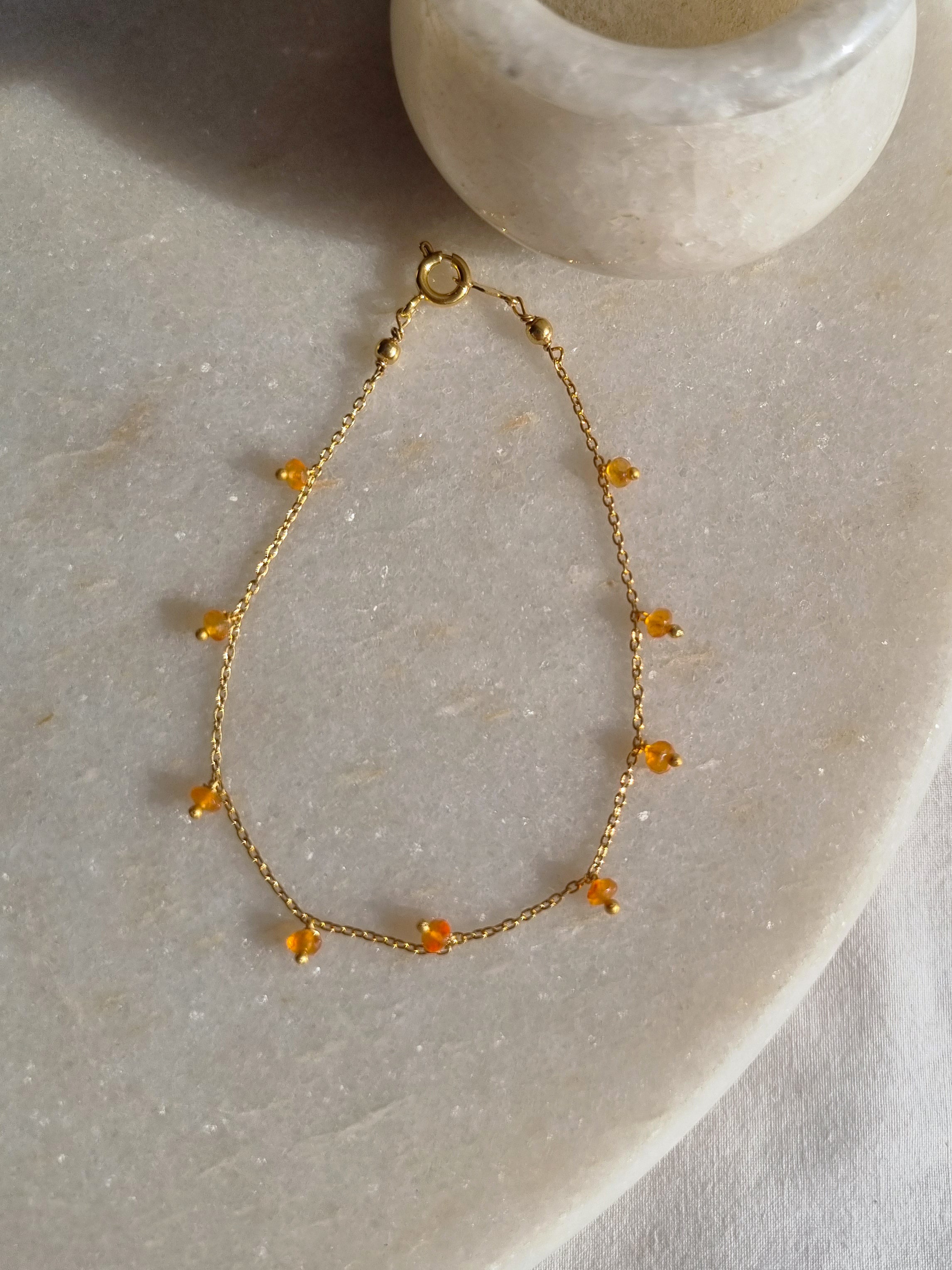 apiti - Carnelian Baati Drop Bracelet