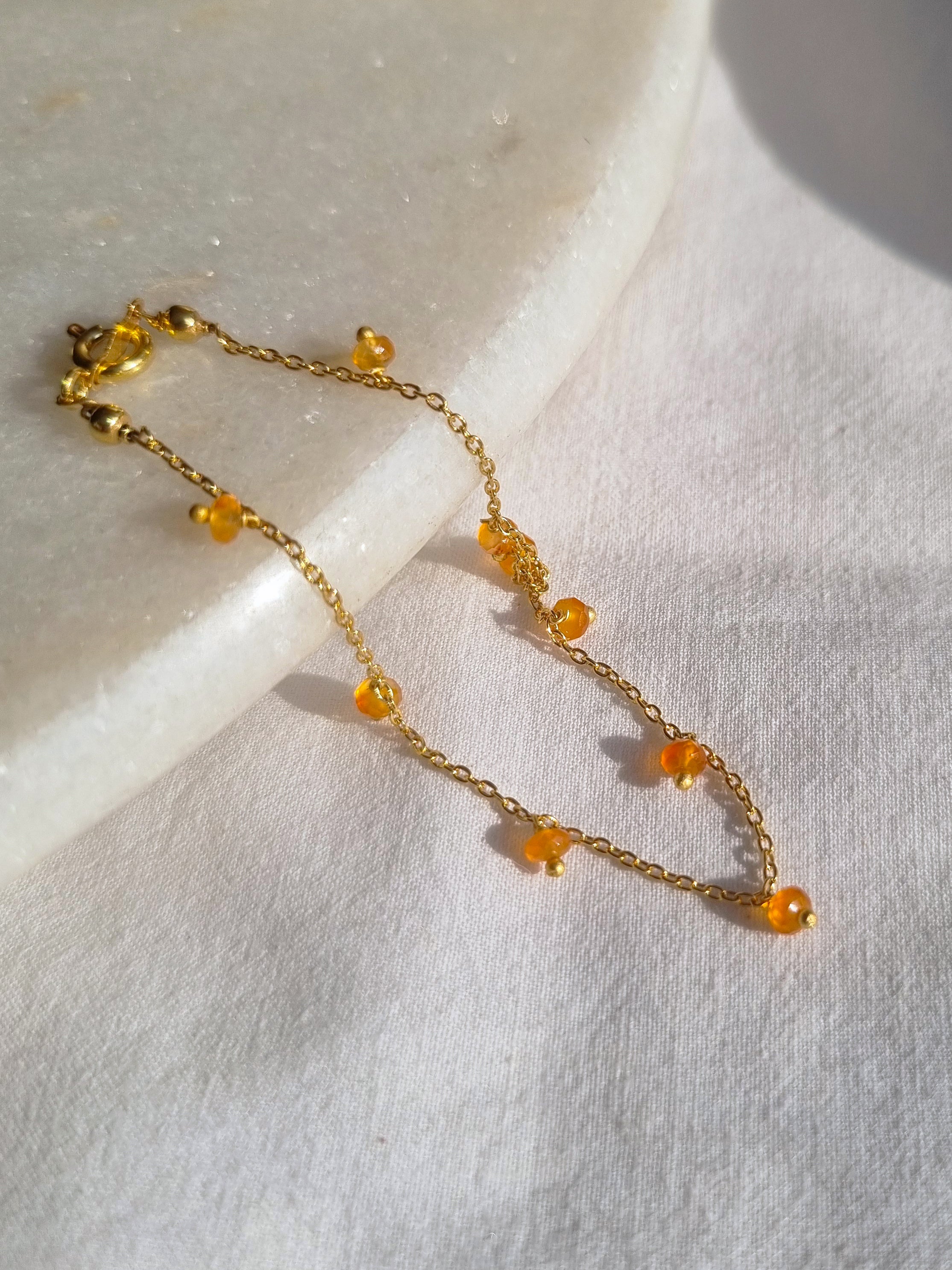 apiti - Carnelian Baati Drop Bracelet