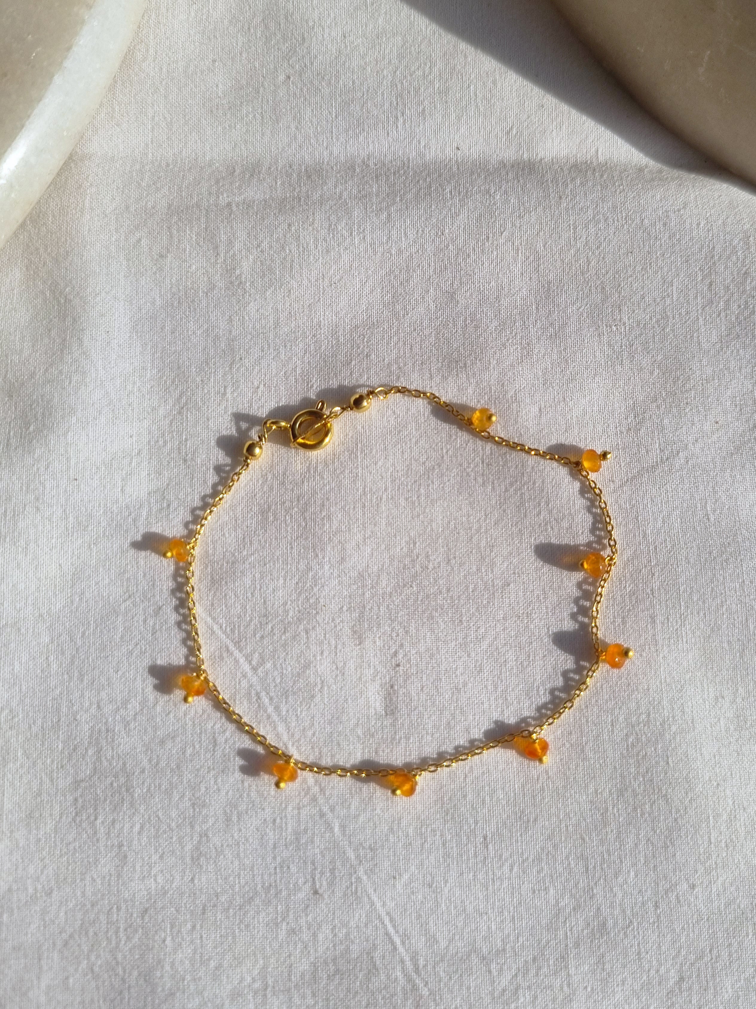 apiti - Carnelian Baati Drop Bracelet