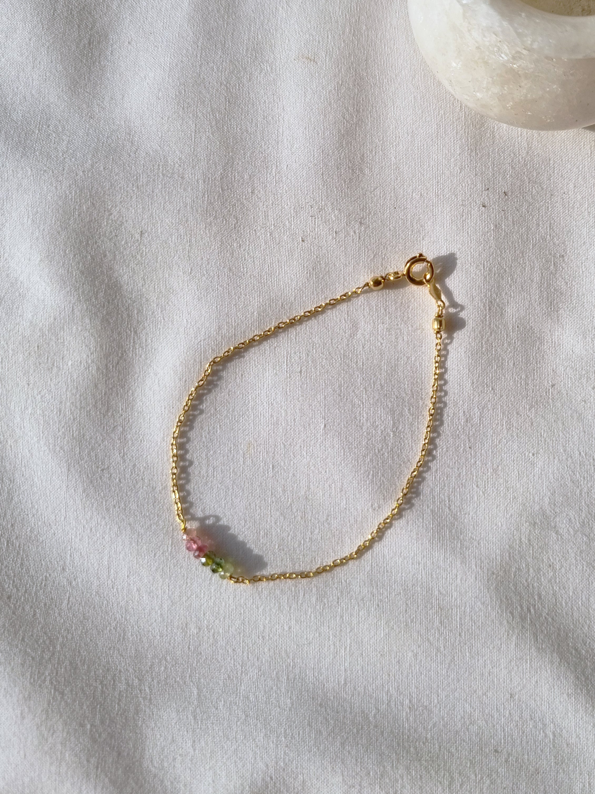 entilae - Tourmaline Baati Bar Bracelet