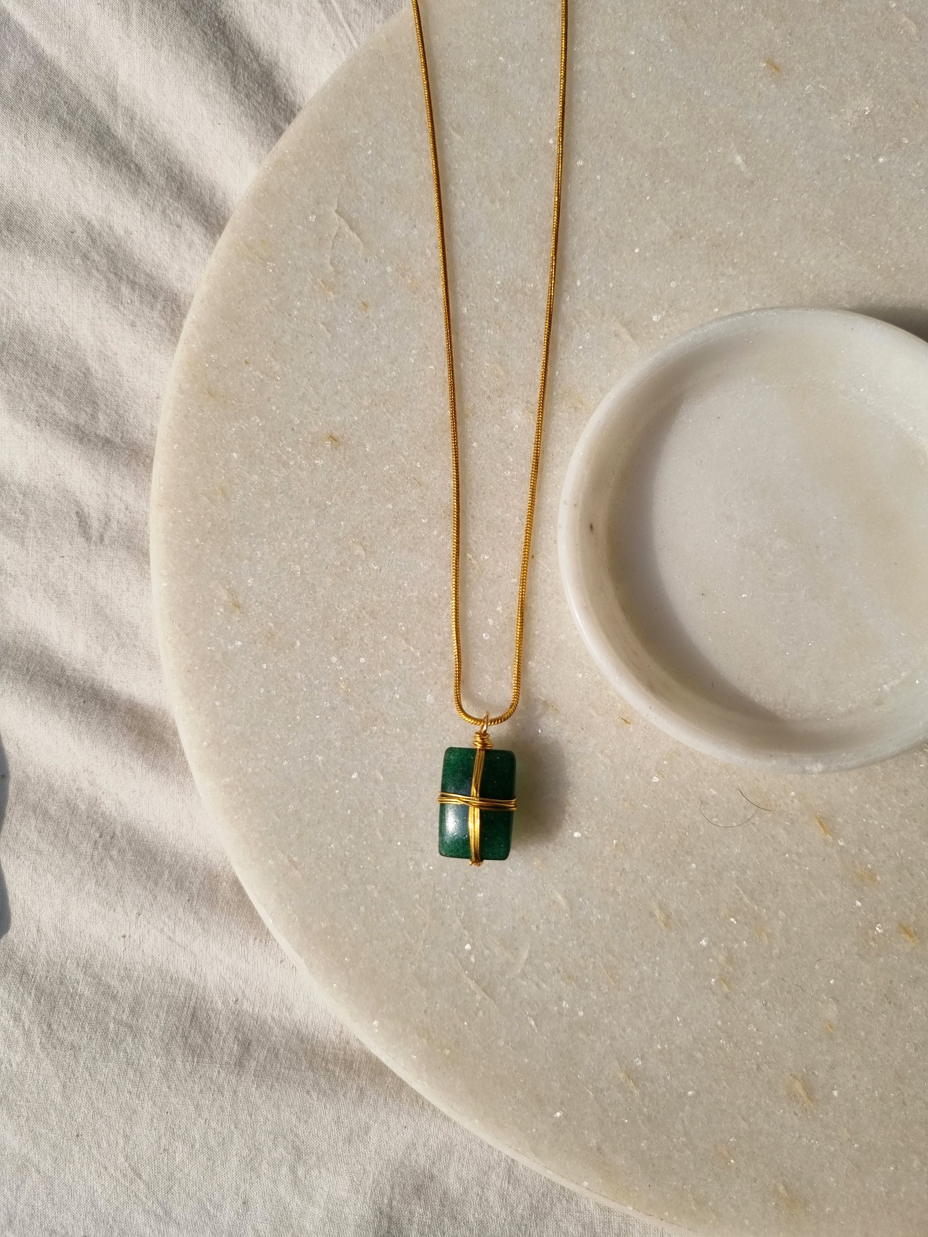 racana - Green Aventurine Pendant