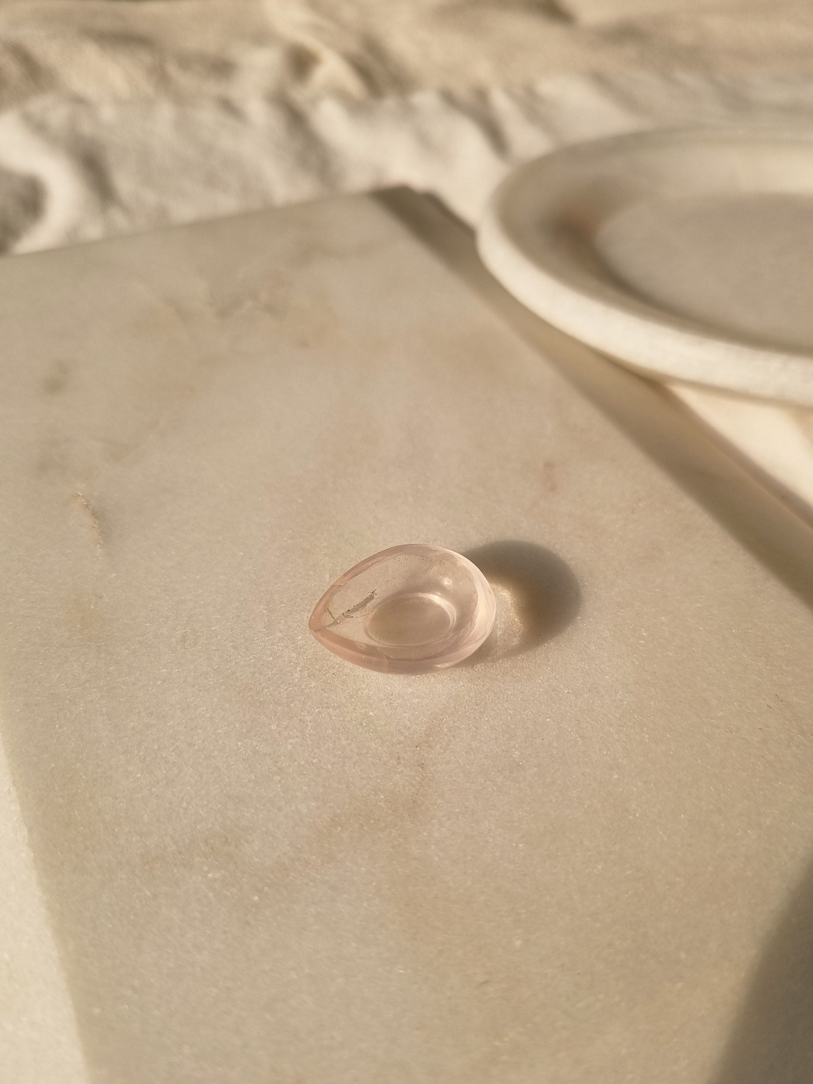 diya - Rose Quartz miniature Lamp