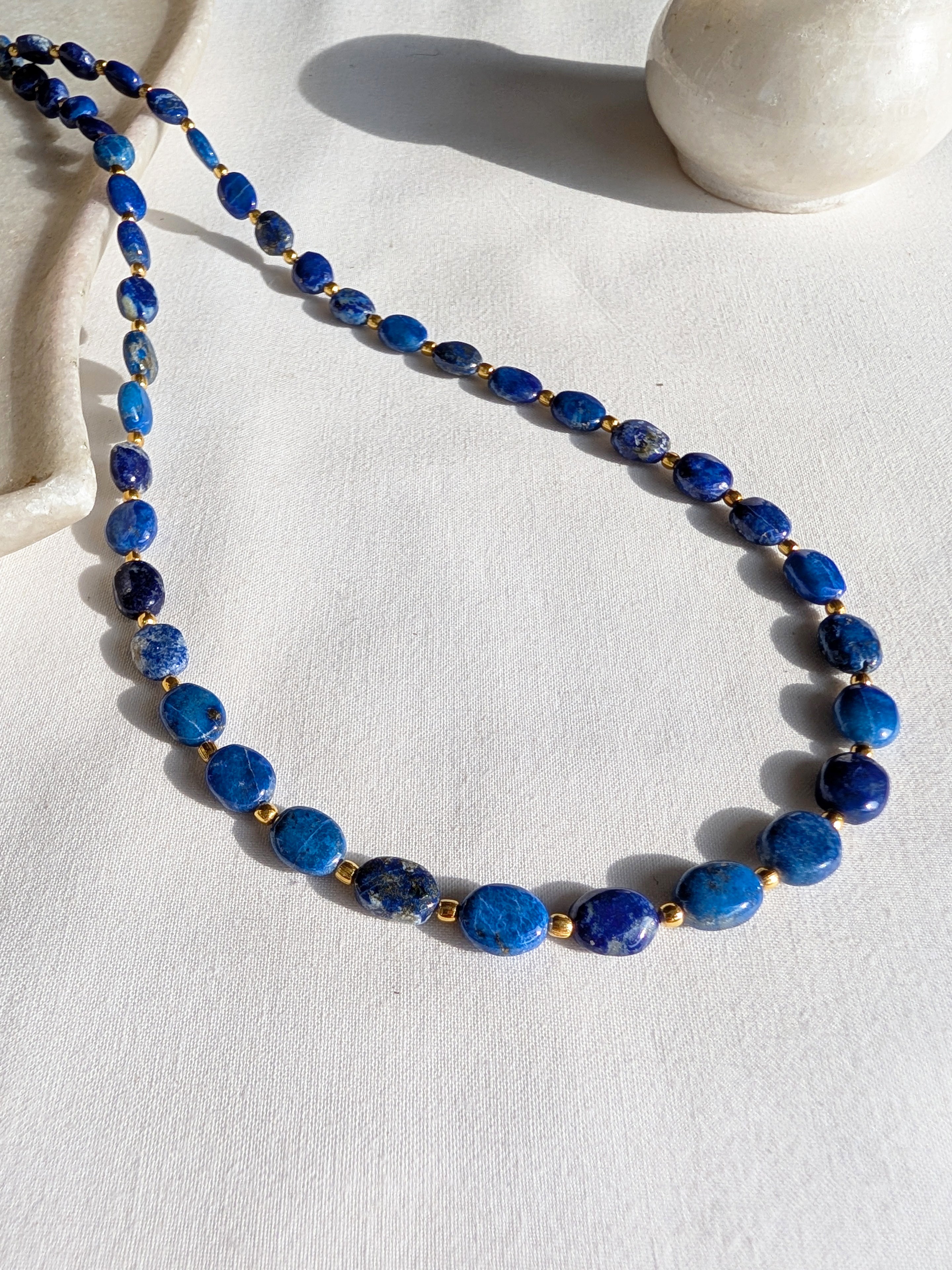 kirat - Lapis Lazuli Oval Choker