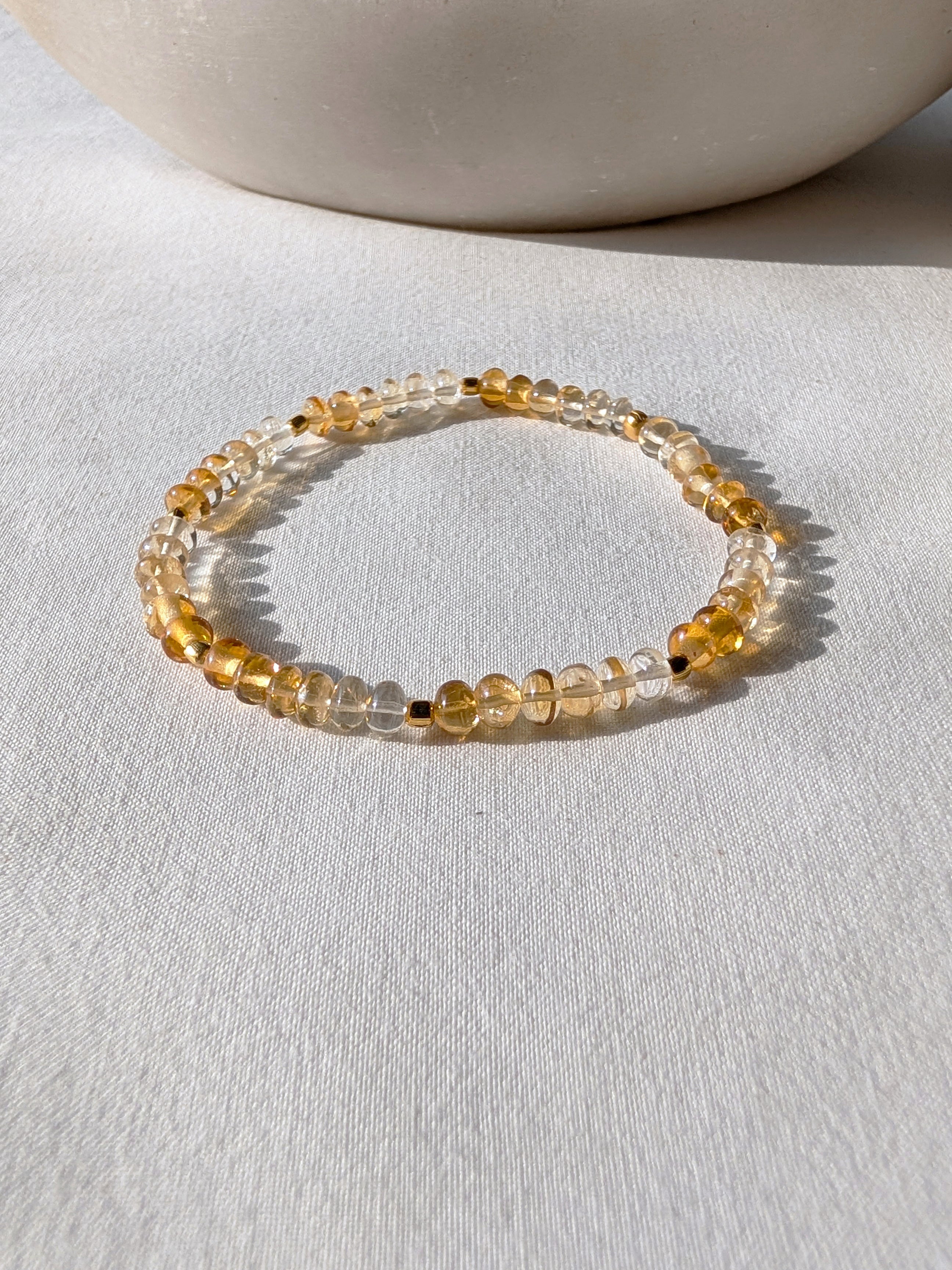 ojas - Citrine Baati Stretch Bracelet