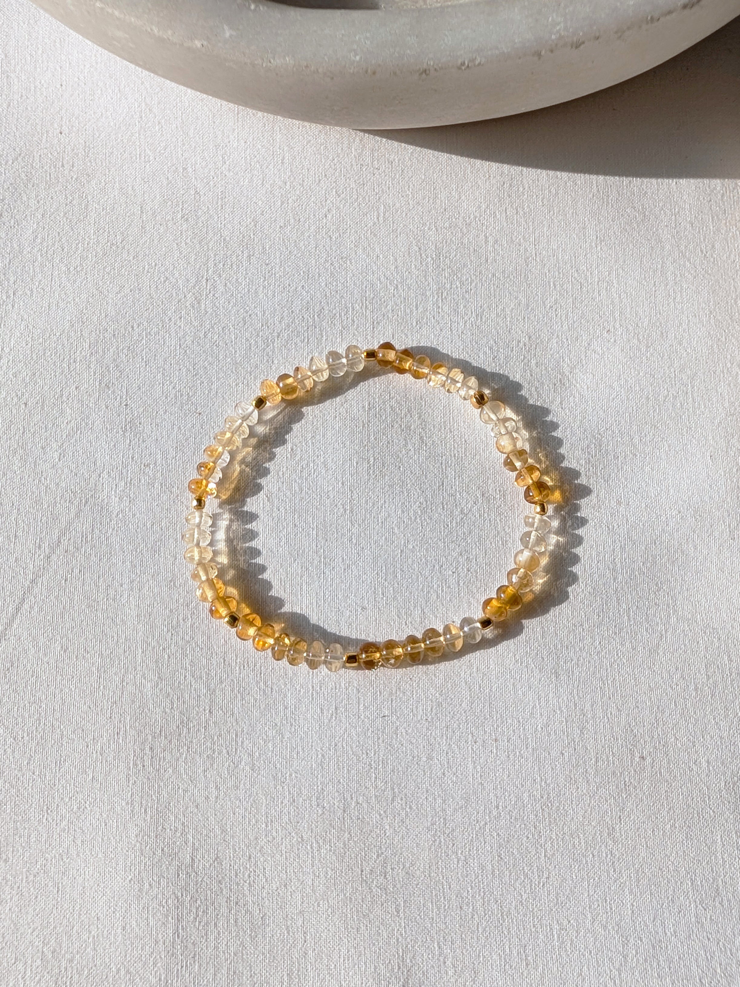 ojas - Citrine Baati Stretch Bracelet